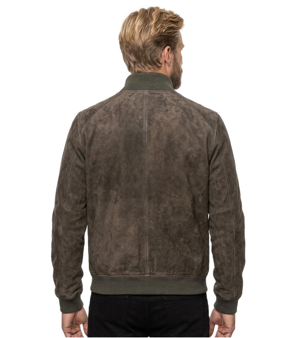 Stewart Giacca in pelle di camoscio Clint Nuvola Light
