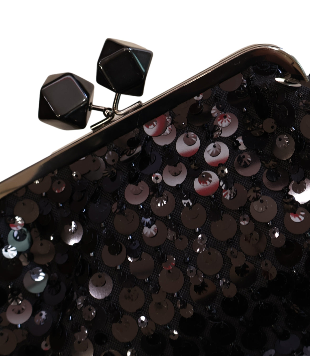 Studio It Borsa Pochette Paillettes Nero Donna