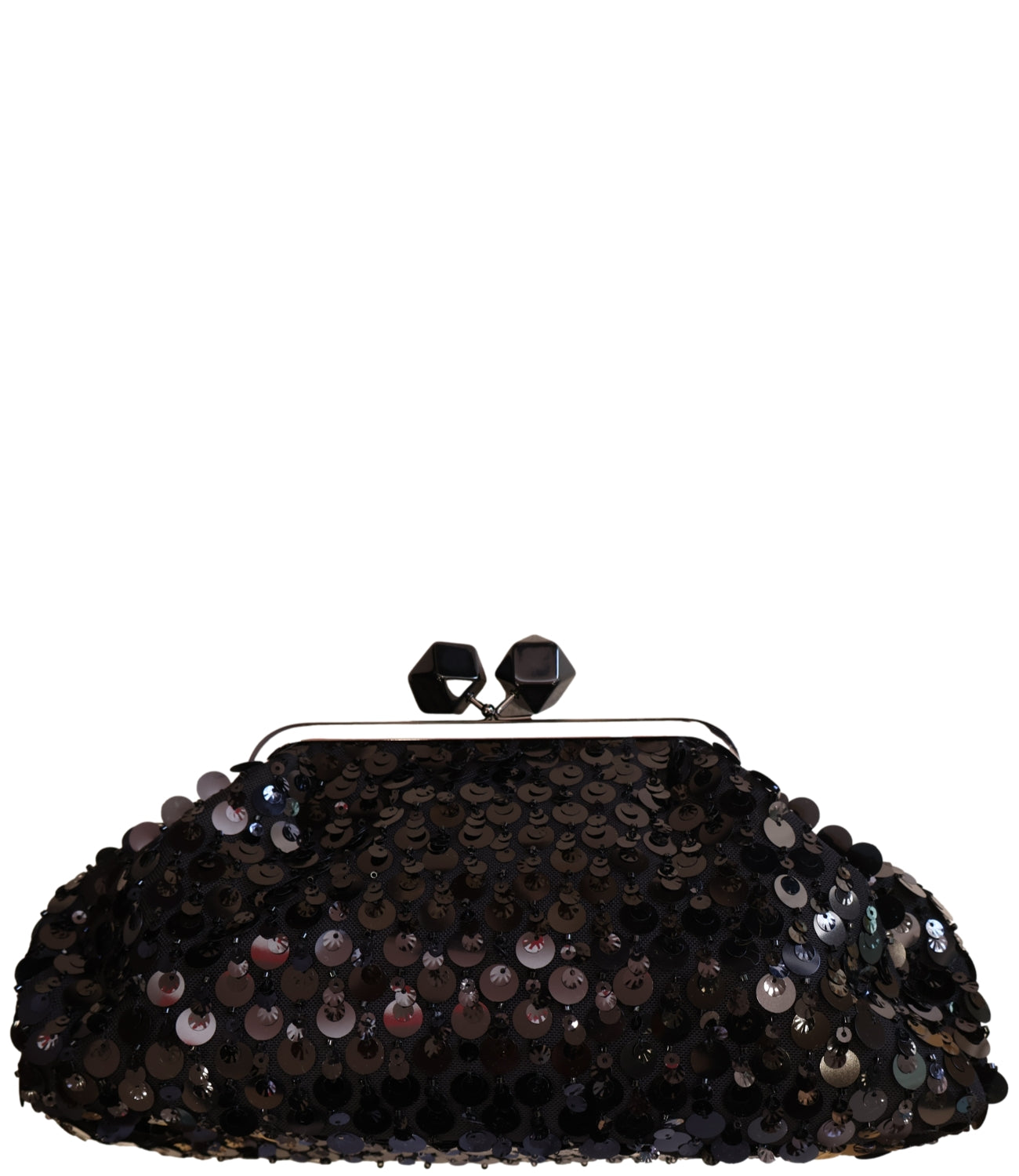 Studio It Borsa Pochette Paillettes Nero Donna