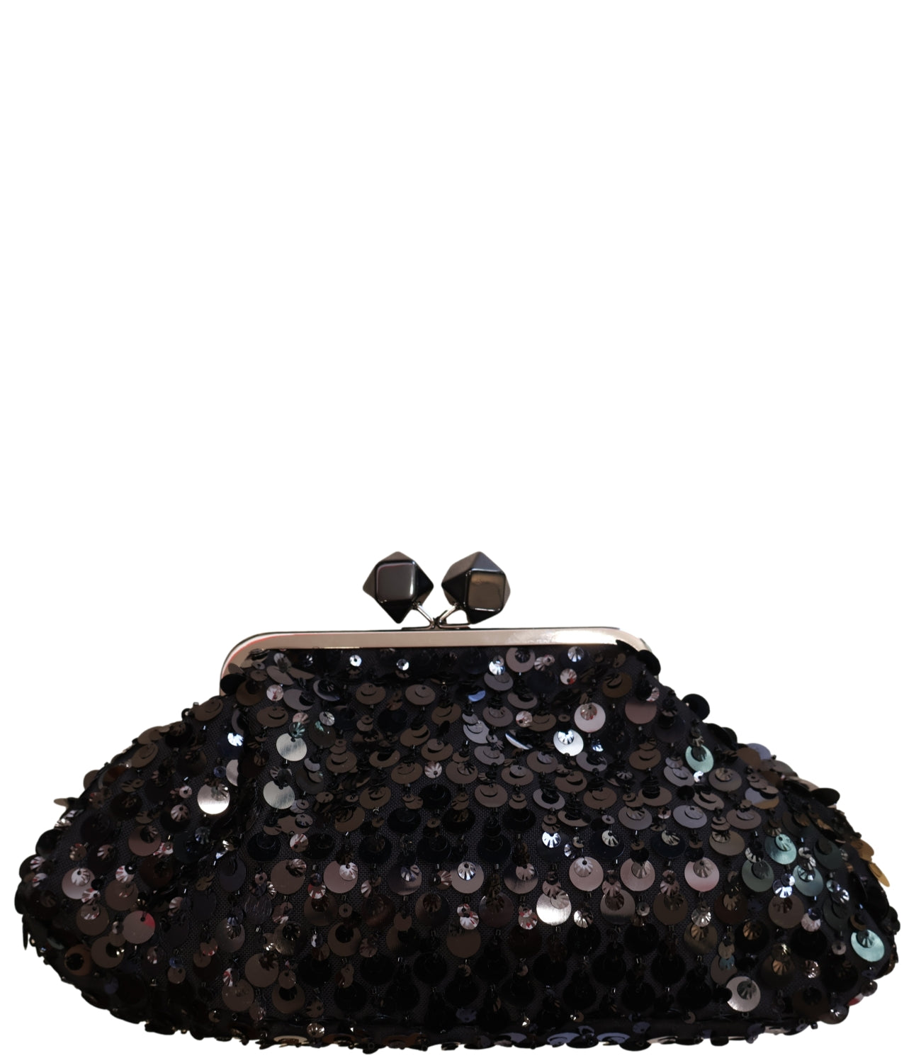 Studio It Borsa Pochette Paillettes Nero Donna