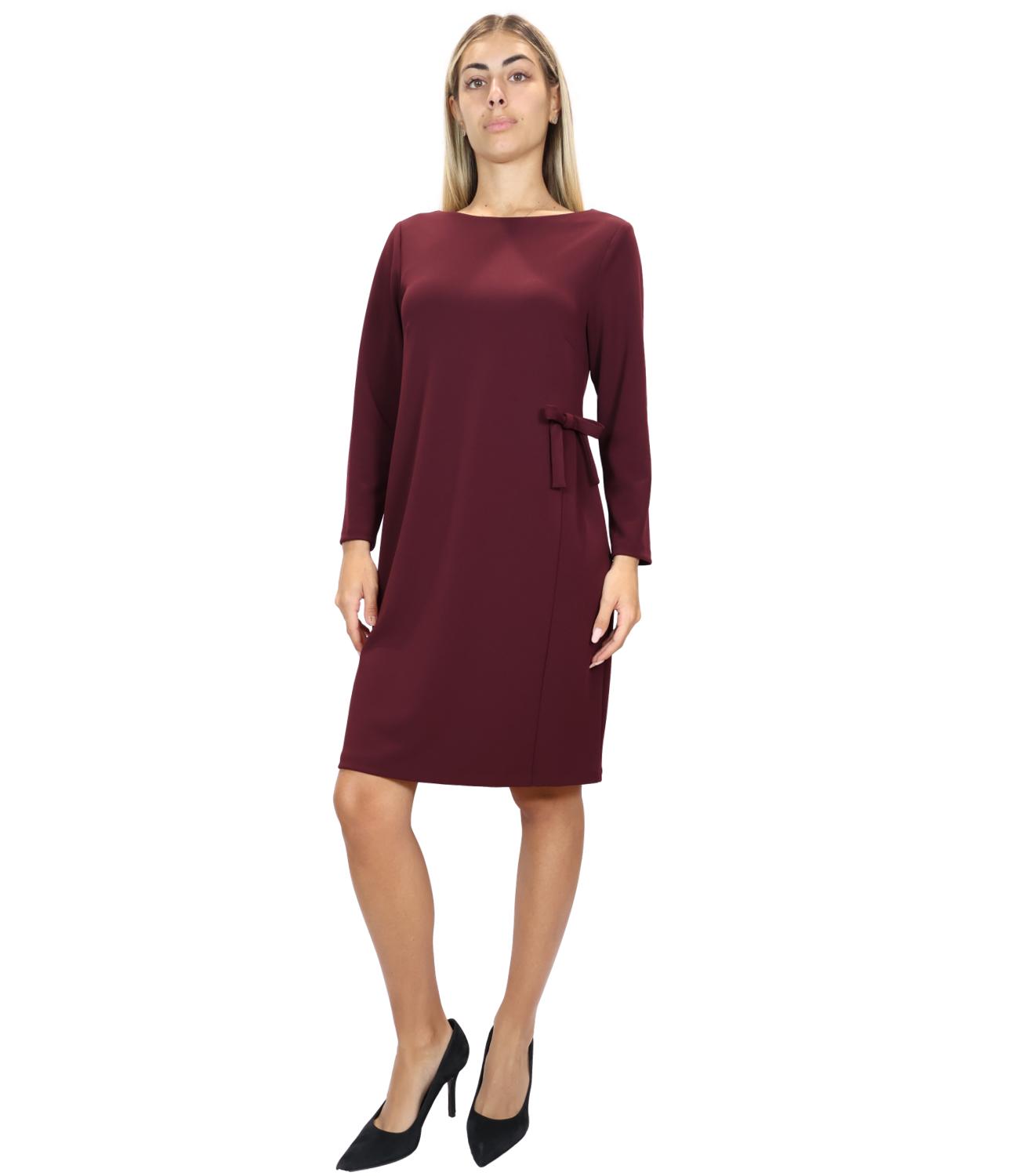 Studio It Abito Fiocco Vino Donna