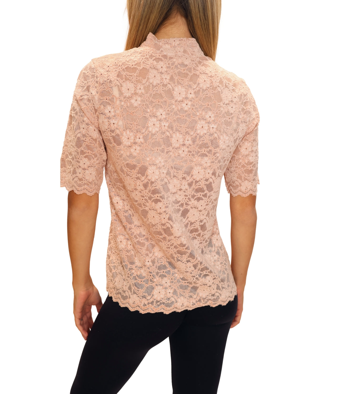 Studio It T-shirt Pizzo Rosa Donna