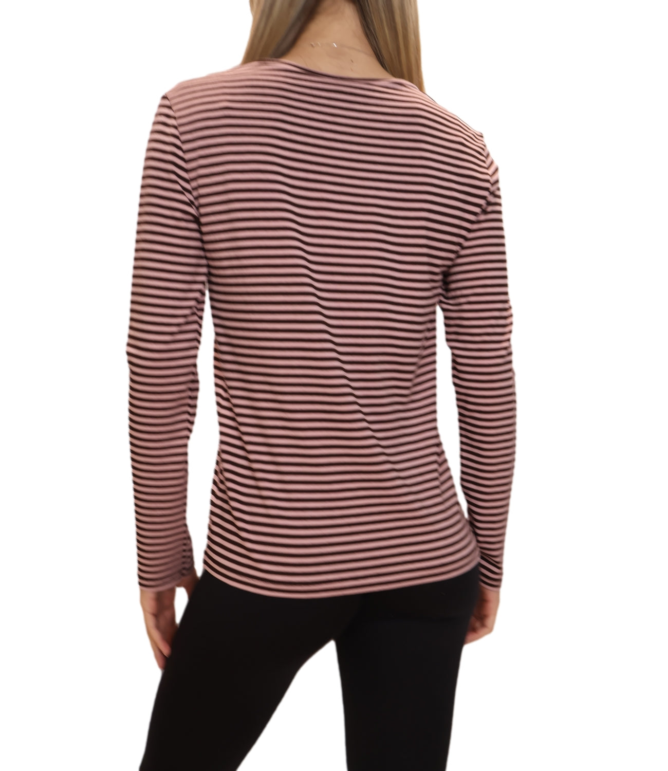 Studio It Maglia Righe Rosa Donna