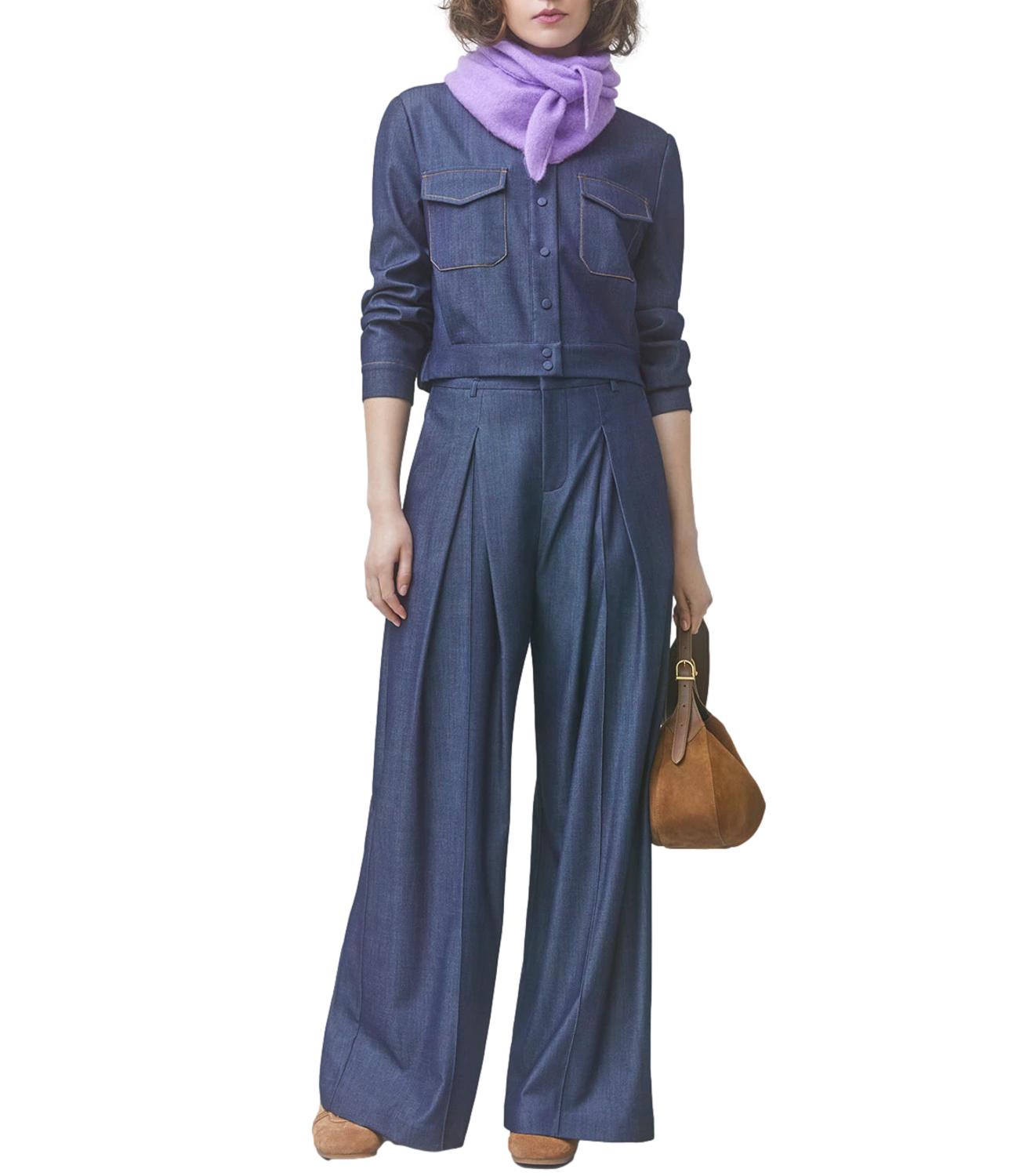 Suncoo Pantalone Julio Bleu Brut Donna