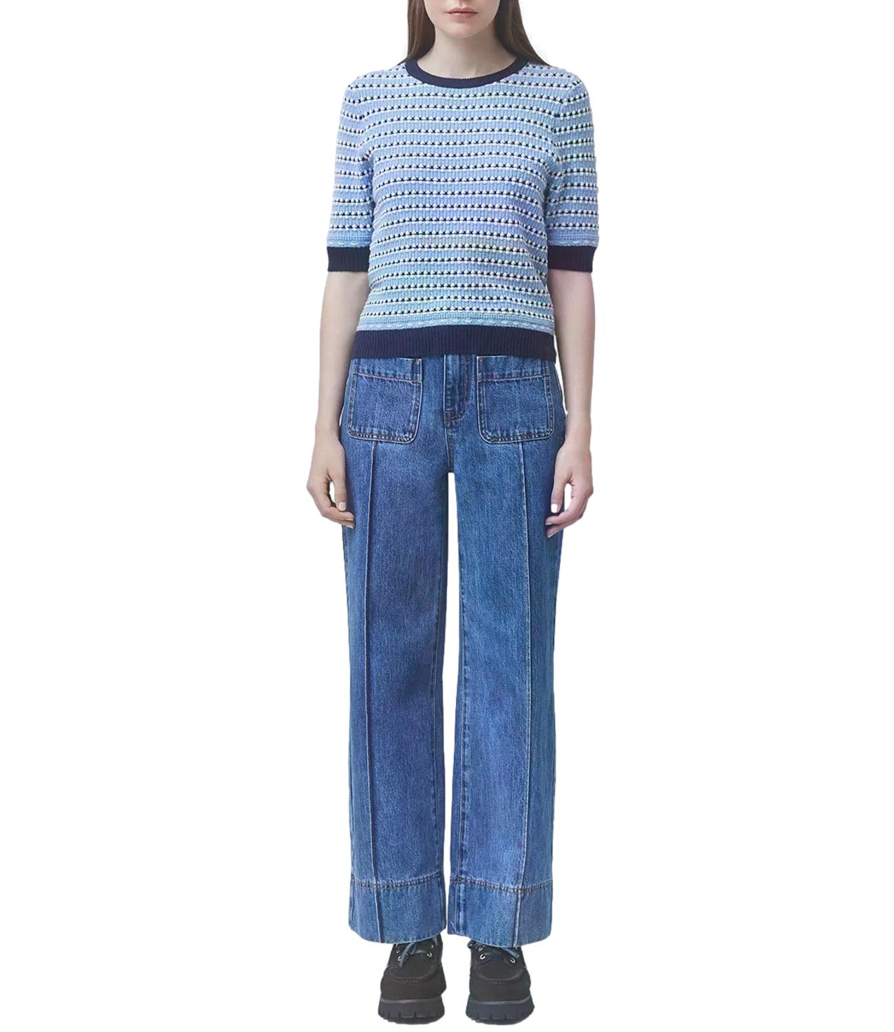 Suncoo Maglia Perly Bleu Ciel Donna