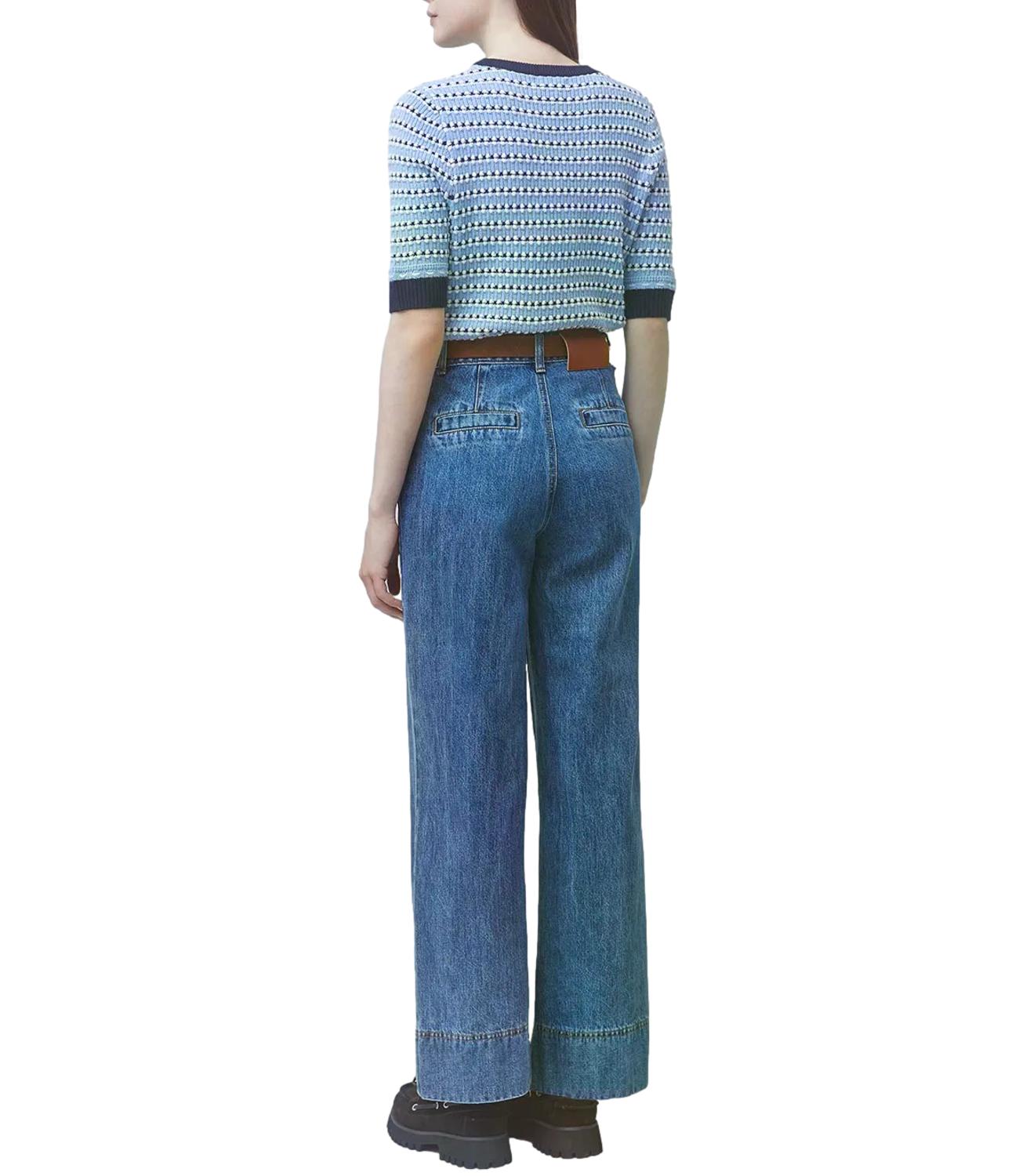 Suncoo Maglia Perly Bleu Ciel Donna