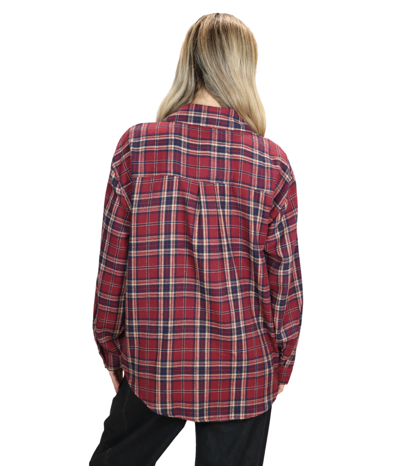 SUSY MIX camicia quadri rossa donna