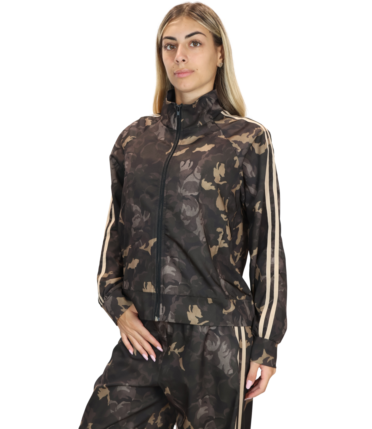 Susy Mix Felpa Camo Donna