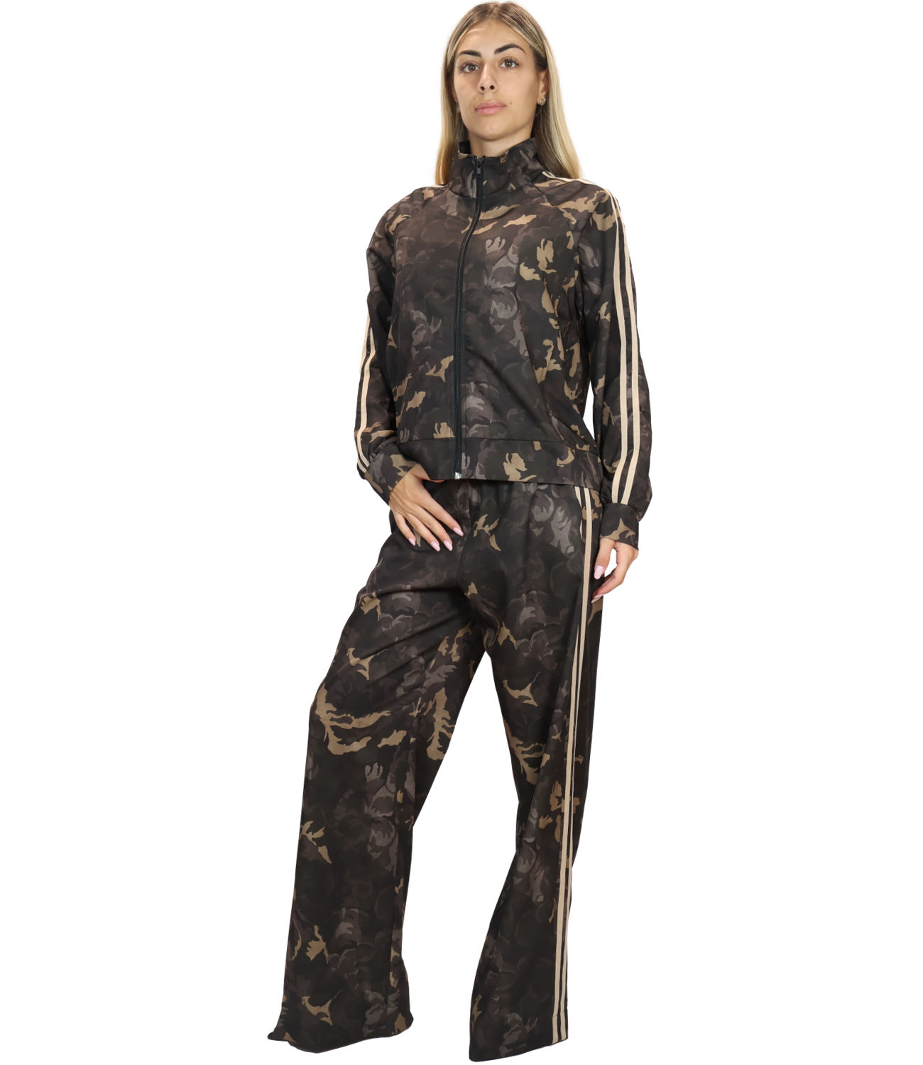 Susy Mix Felpa Camo Donna