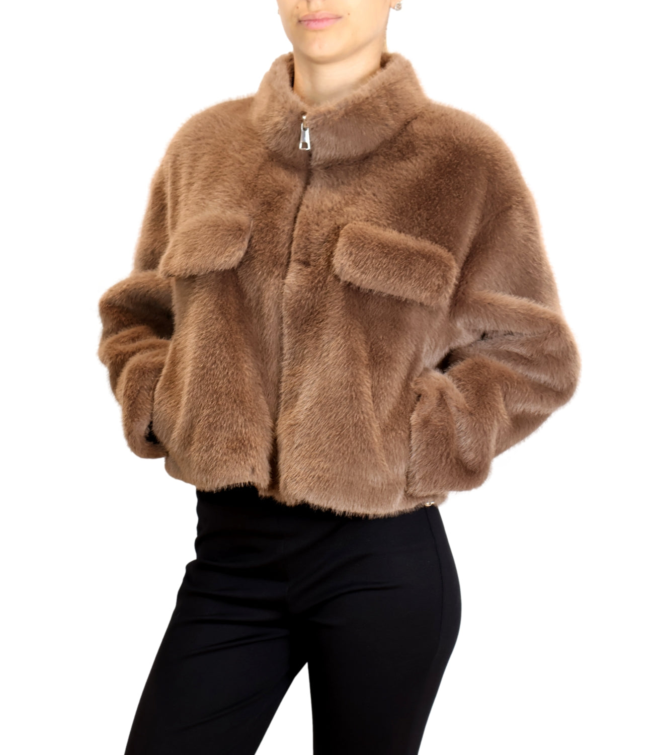 Susy Mix Giacca Cammello Donna