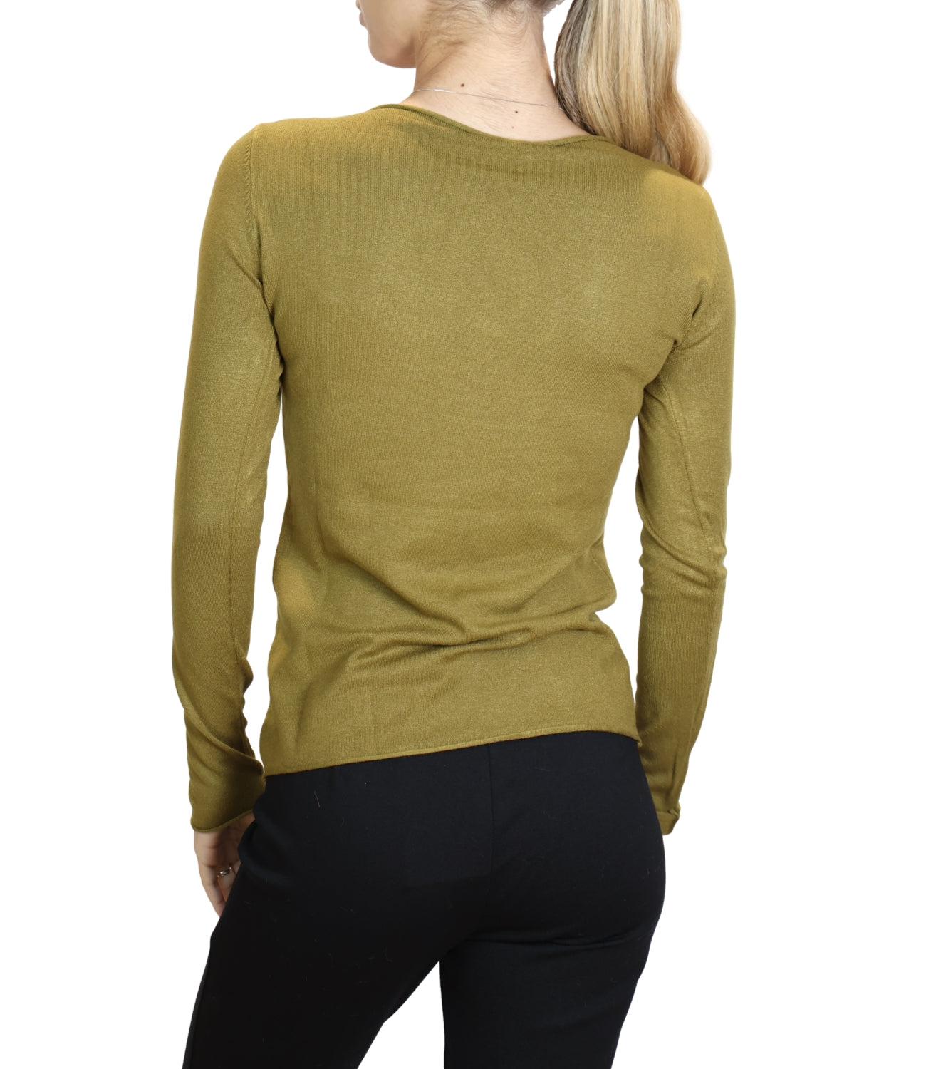 Susy Mix Maglai Barchetta Verde Oliva Donna