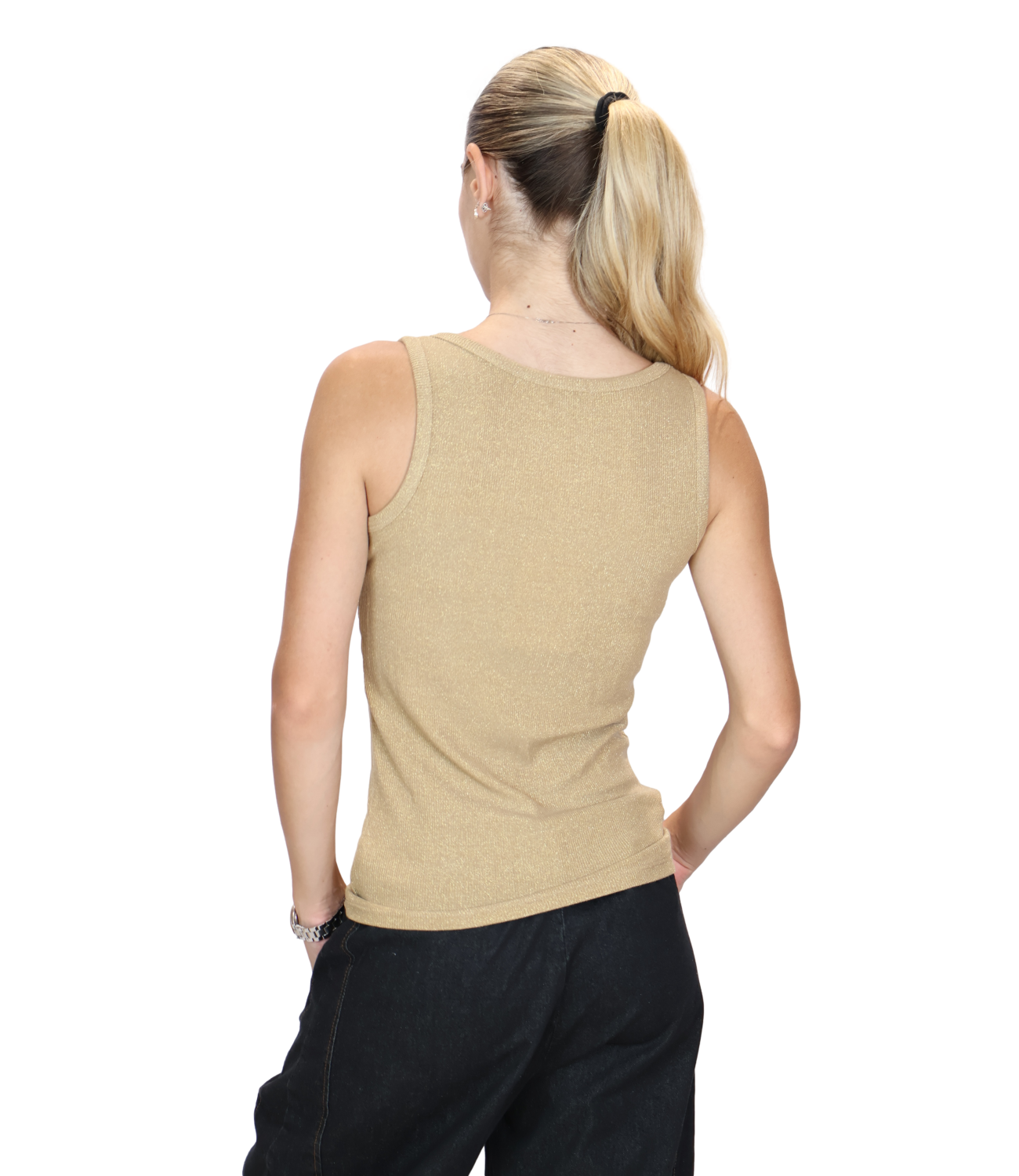 SUSY MIX canotta lurex safari donna
