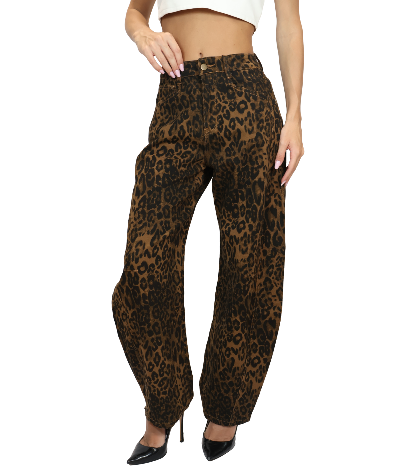 Susy Mix Pantalone Maculato Donna