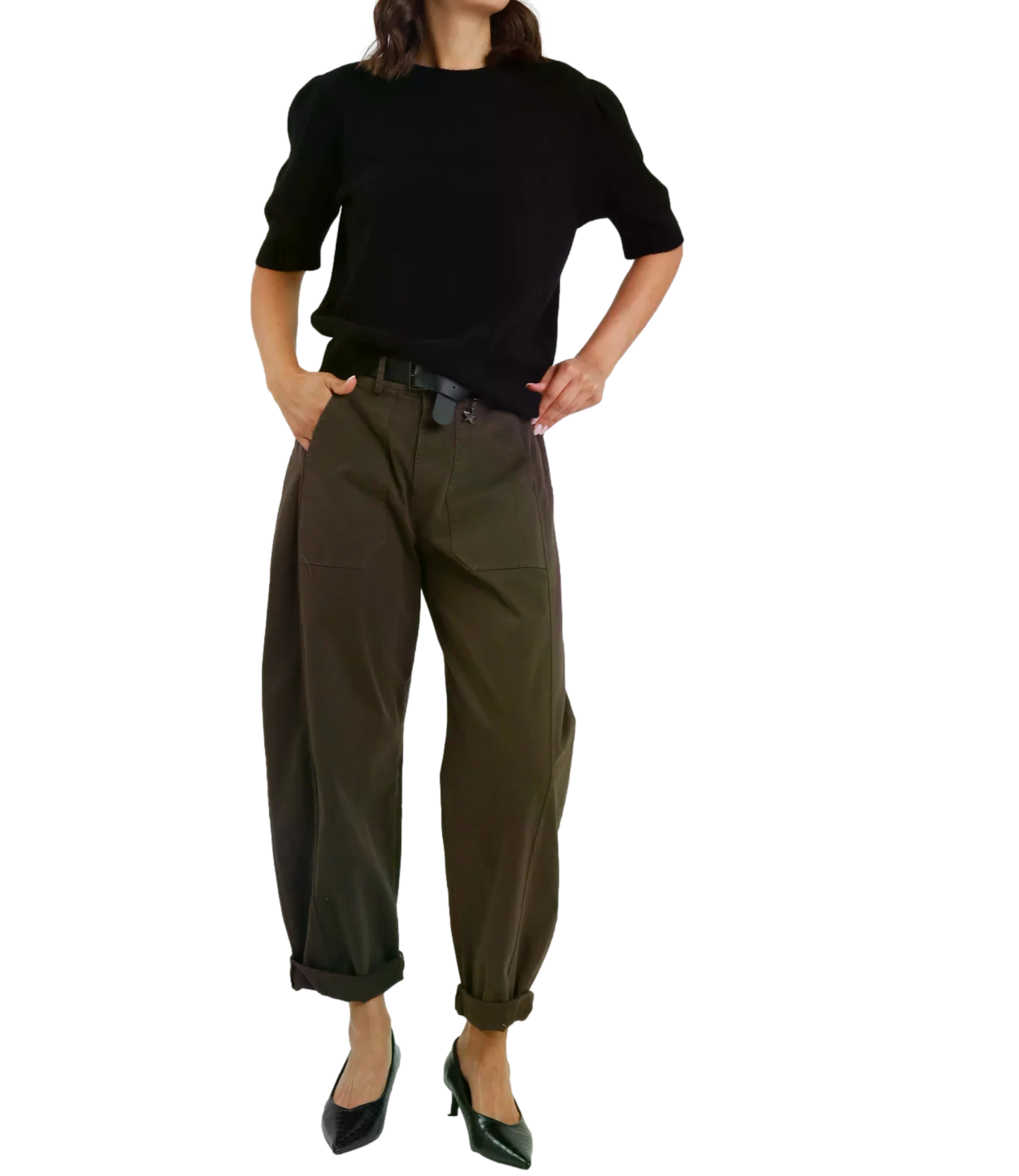 Susy Mix Pantalone Ovetto Moro Donna