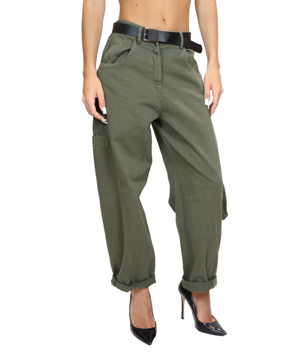 SUSY MIX pantalone tasconato militare donna