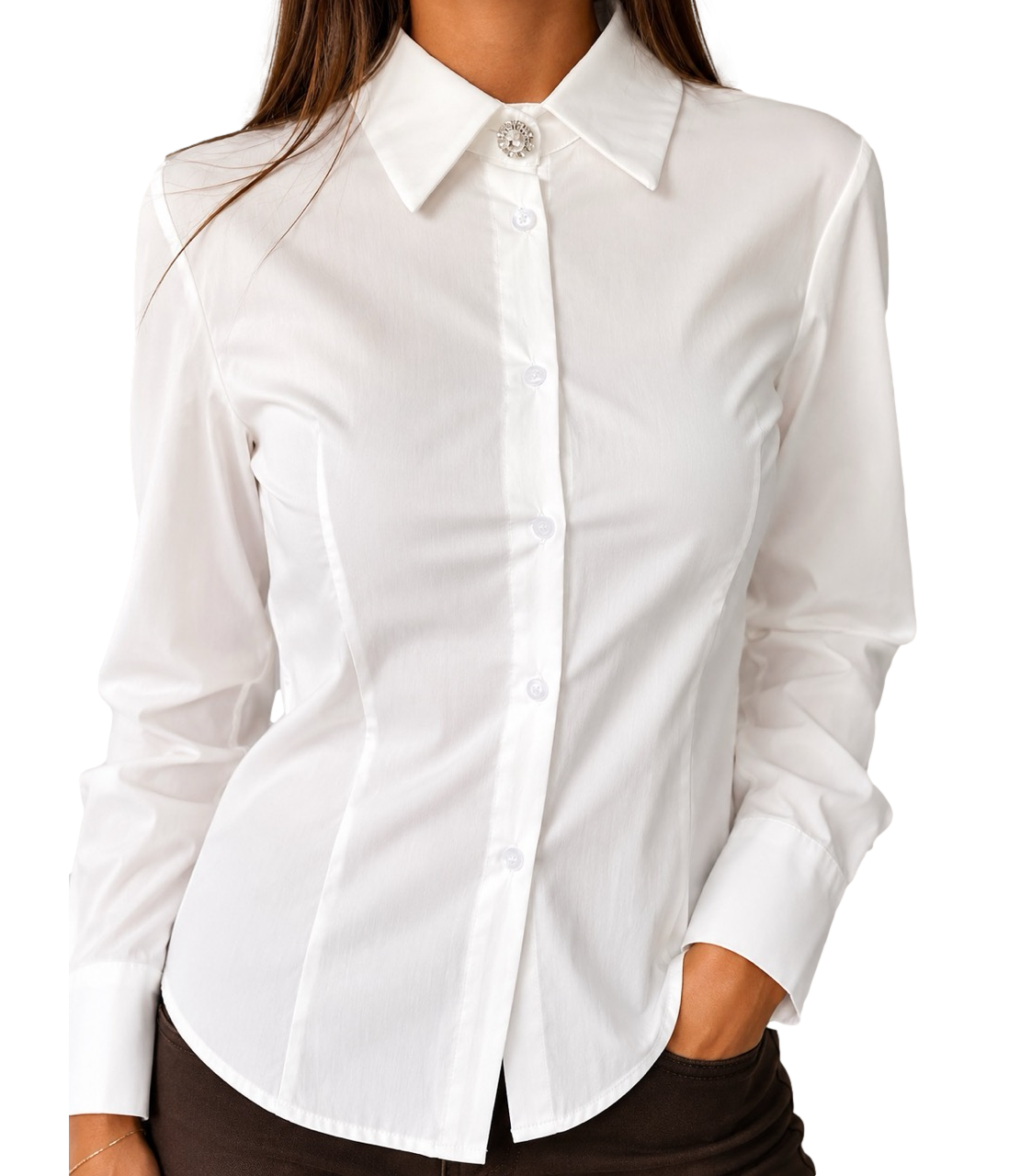 Susy Mix Camicia Latte Donna