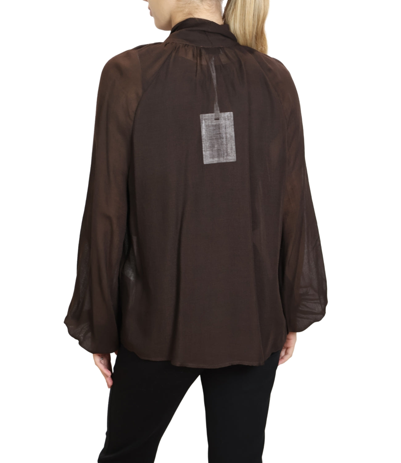 Susy Mix Camicia Fiocco Moro Donna