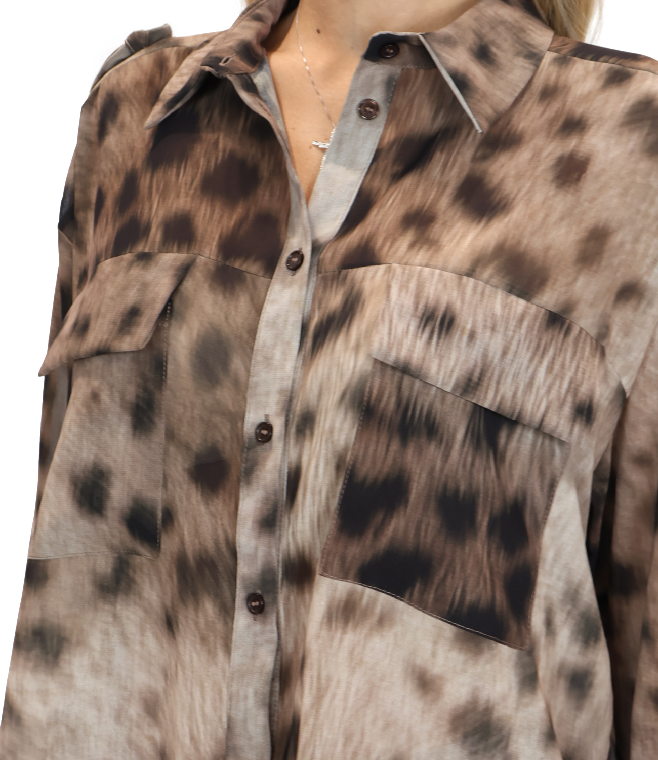 SUSY MIX camica fantasia animalier donna