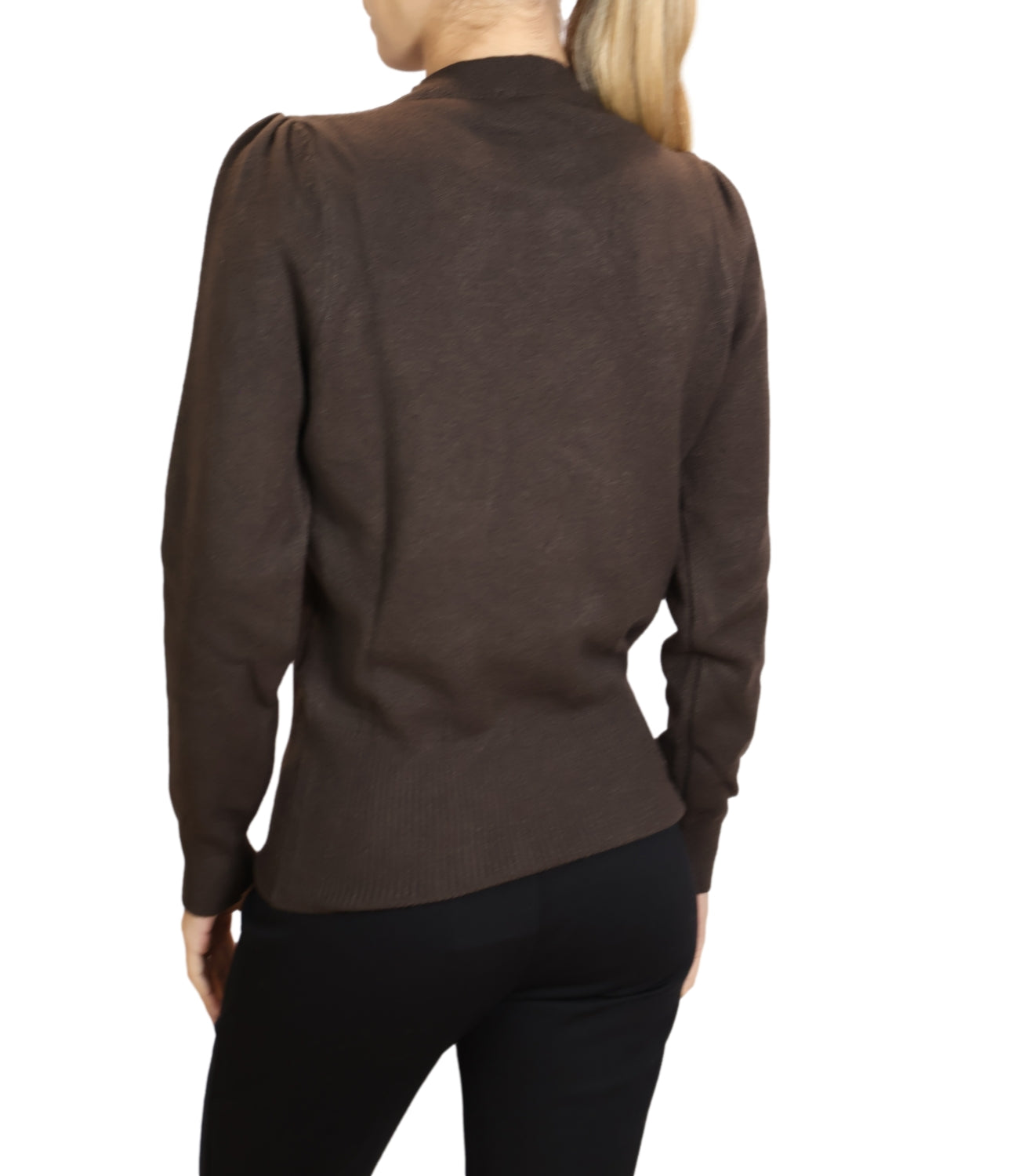 Susy Mix Maglia Paricollo Moro Donna