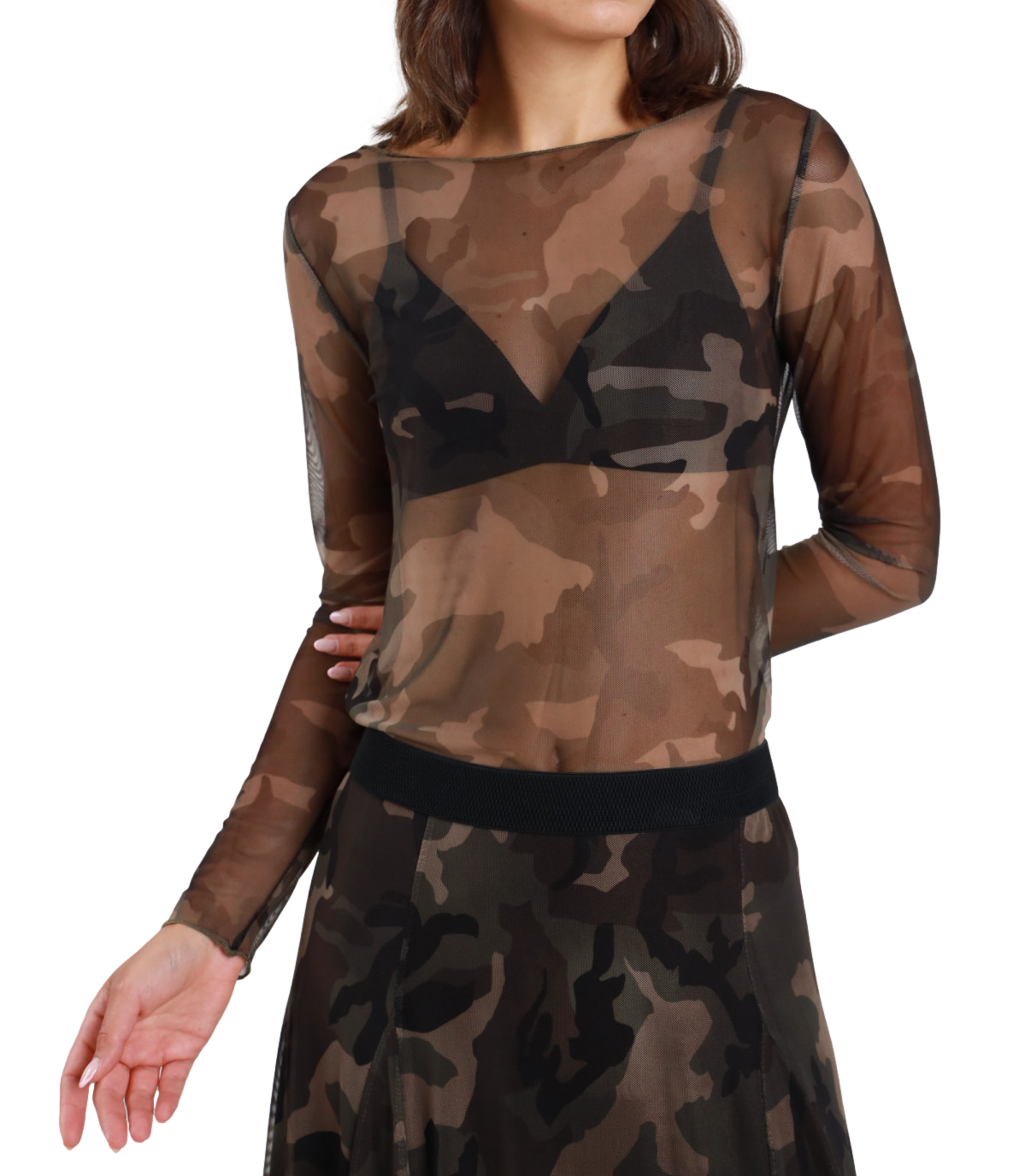 Susy Mix Maglia Mimetico Donna