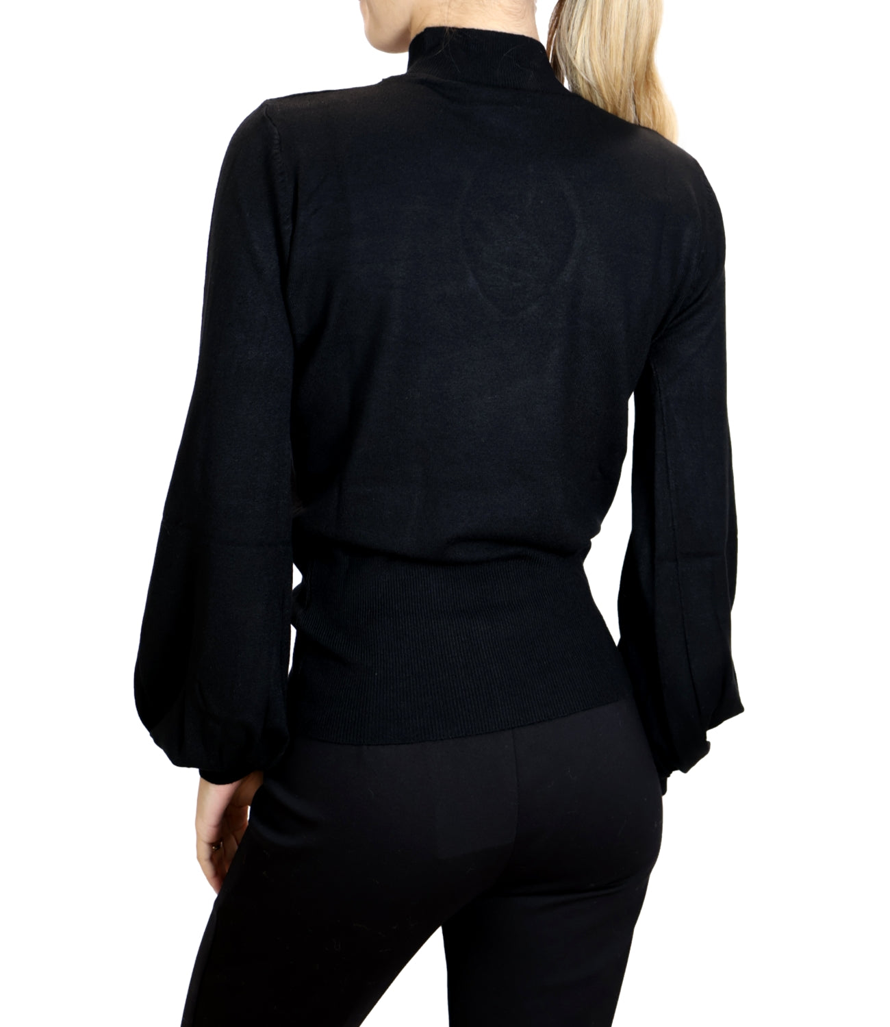 Susy Mix Maglia Goccia Nero Donna