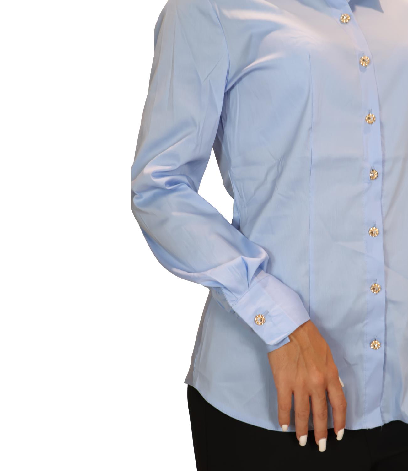 SUSY MIX camicia azzurra donna