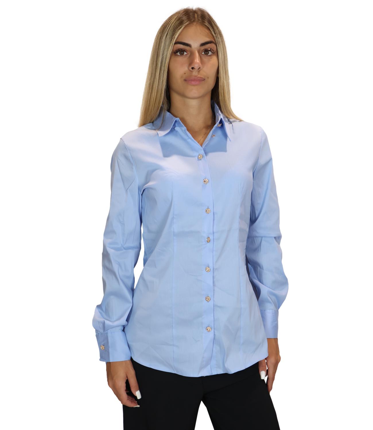SUSY MIX camicia azzurra donna