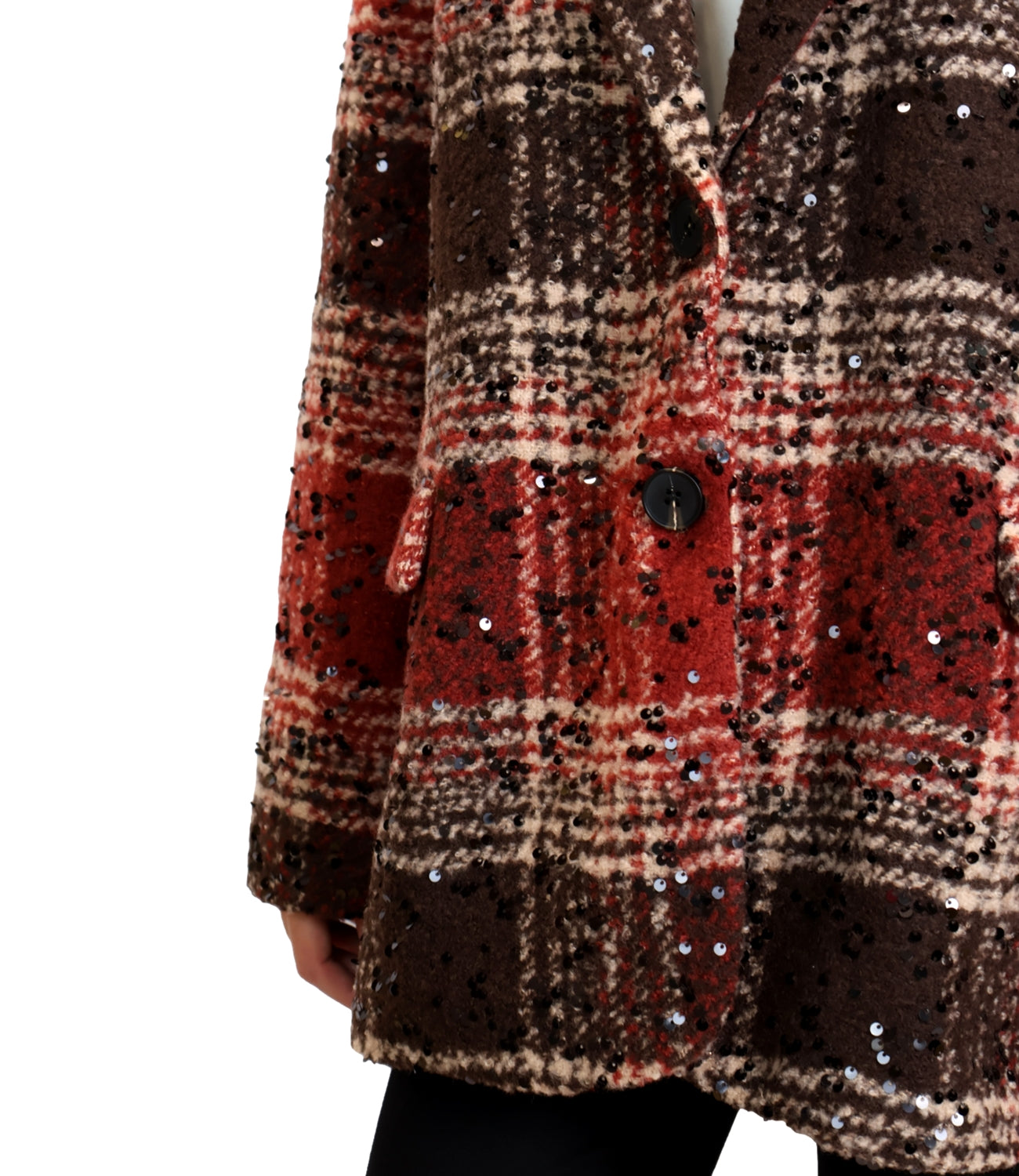 Susy Mix Gacca Check Paillettes Moro Donna