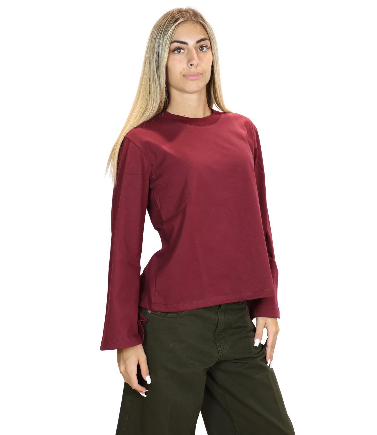 Susy Mix T-shirt Prugna Donna