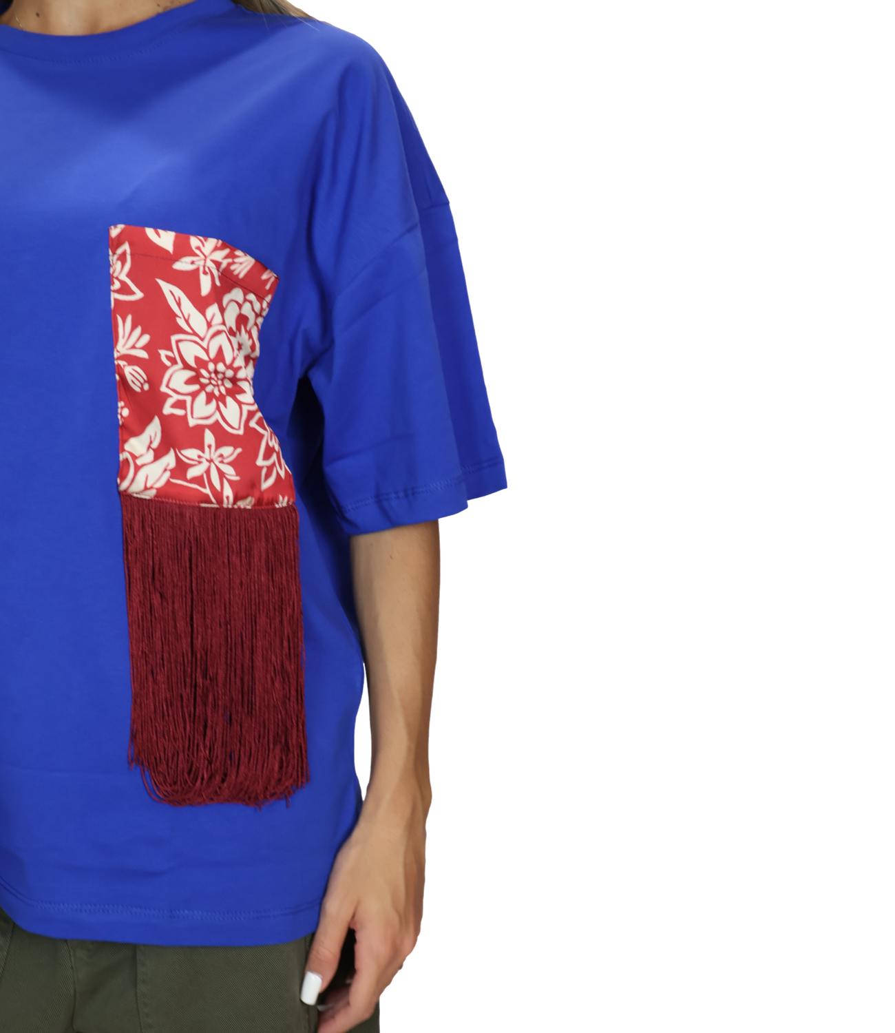 Susy Mix T-shirt Blu Royal Donna