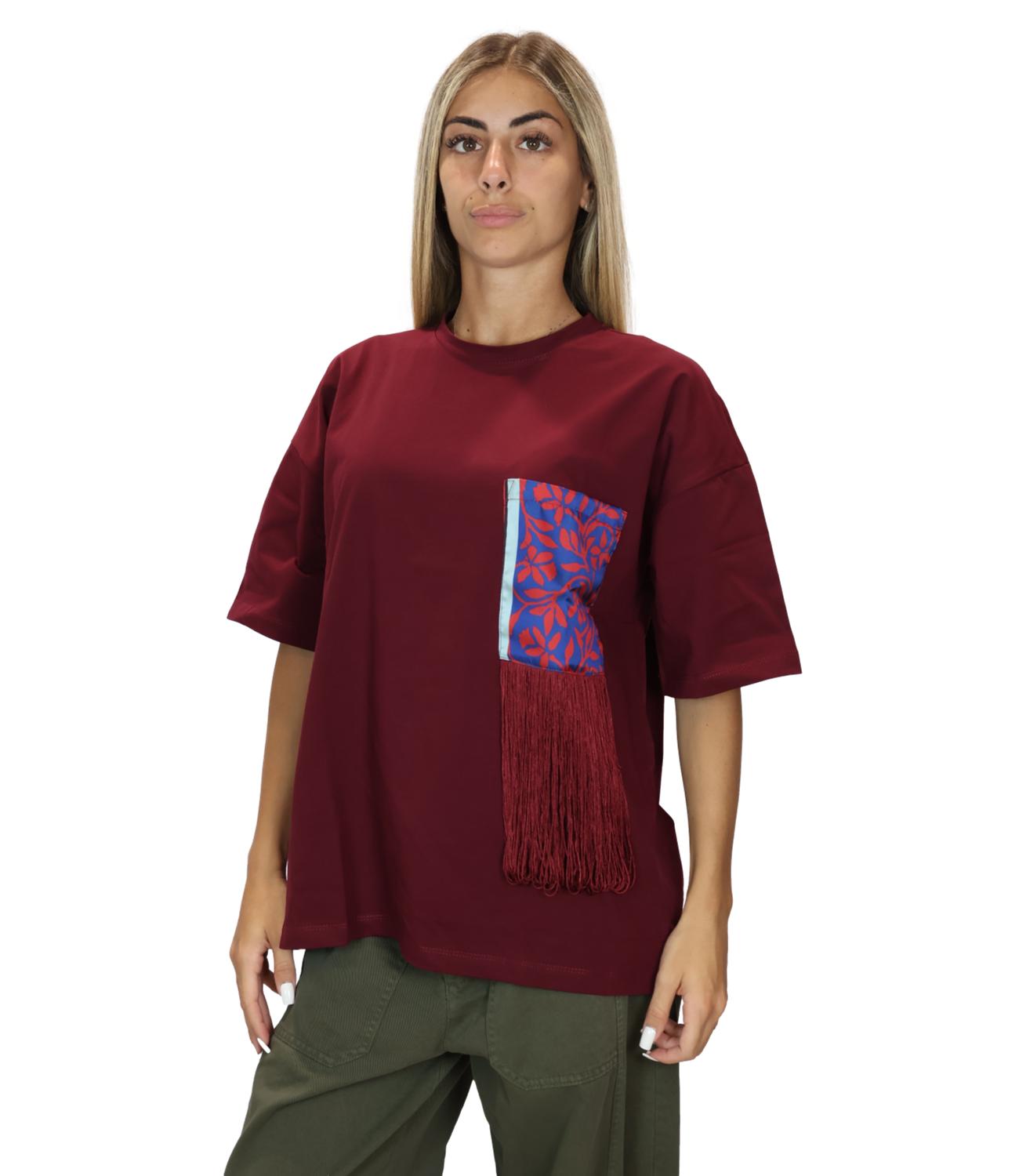 Susy Mix T-shirt Fant.Blu/Rosso Donna