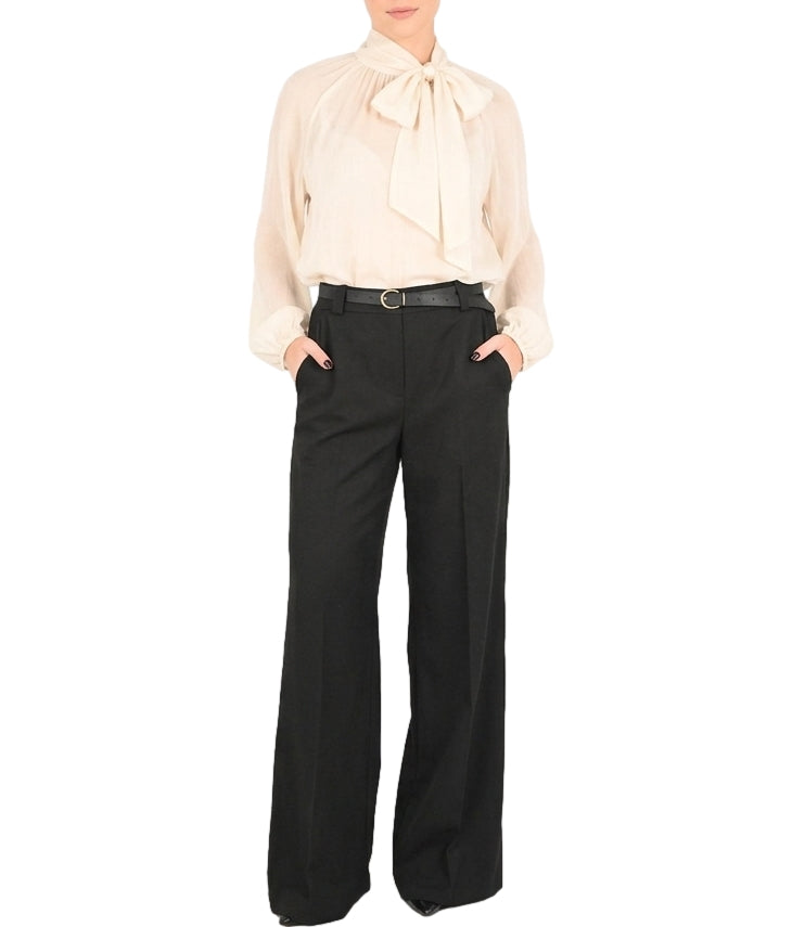 Susy Mix Pantalone Palazzo Nero Donna