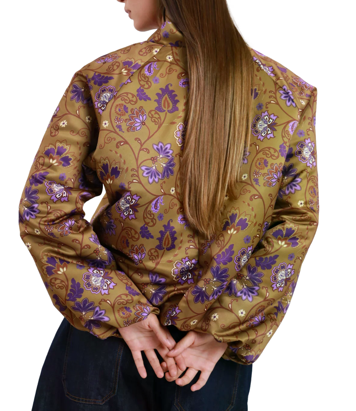 Susy Mix Bomber Verde Oliva Donna