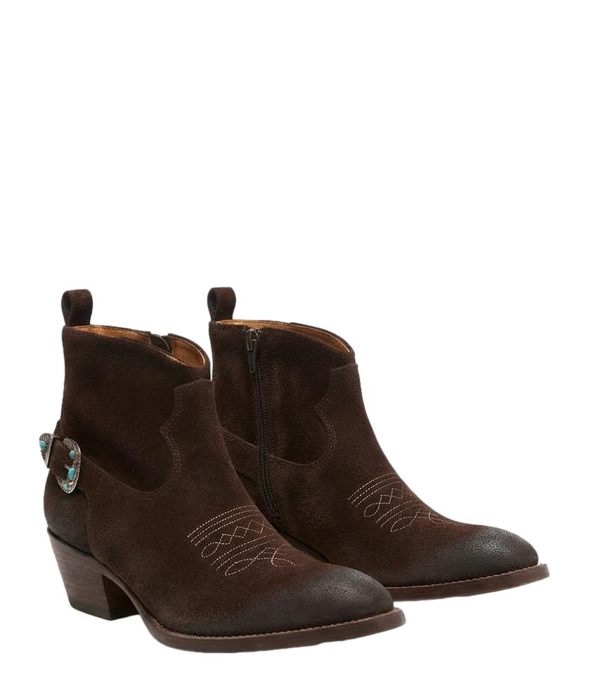 Stivaletti Taji Austin marrone testa di moro donna