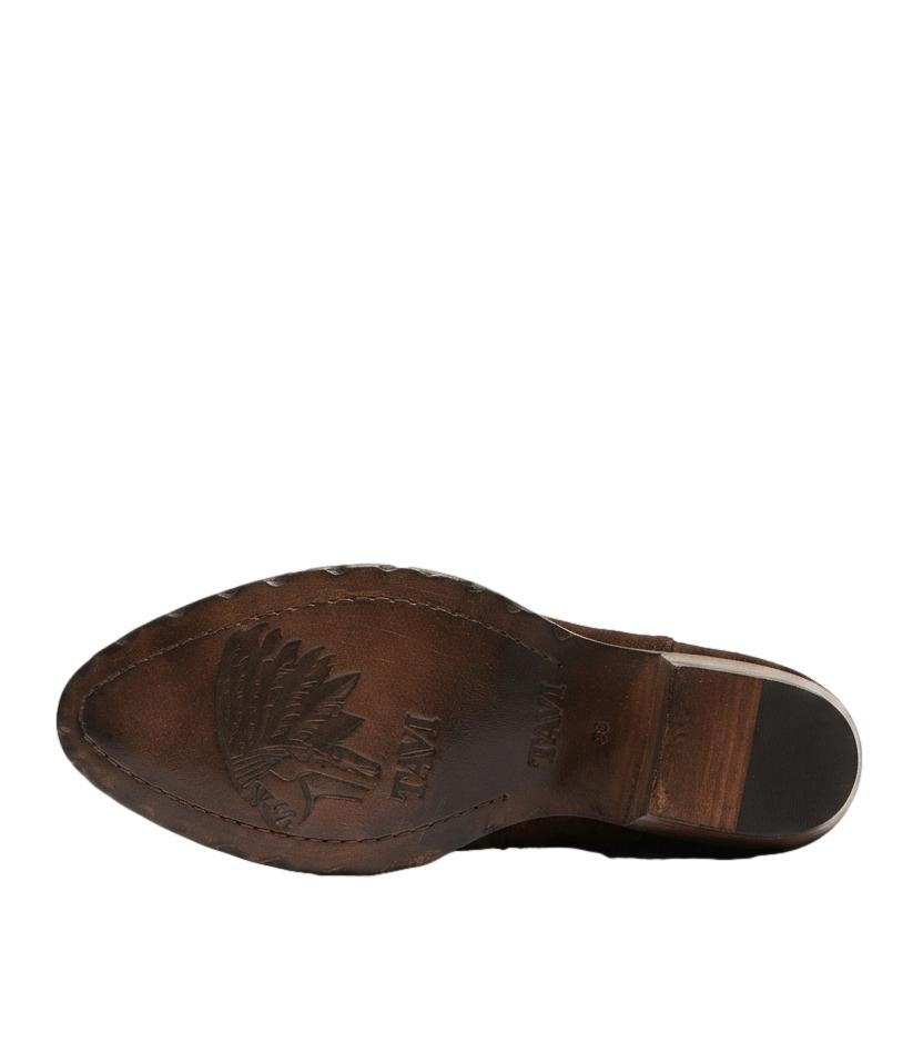Stivaletti Taji Austin marrone testa di moro donna