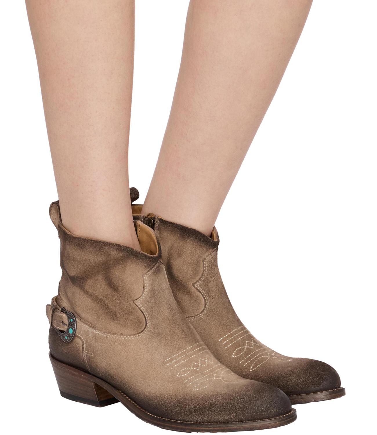 Stivaletti Taji Austin beige donna