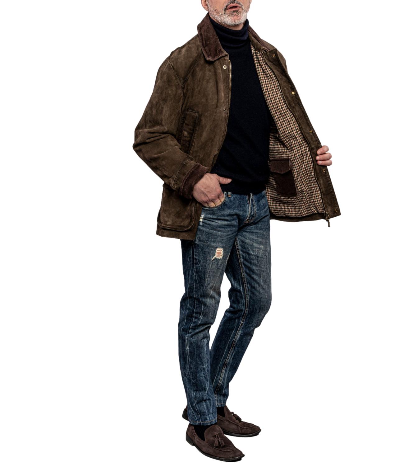 Giacca THE JACK LEATHERS Verde Alga