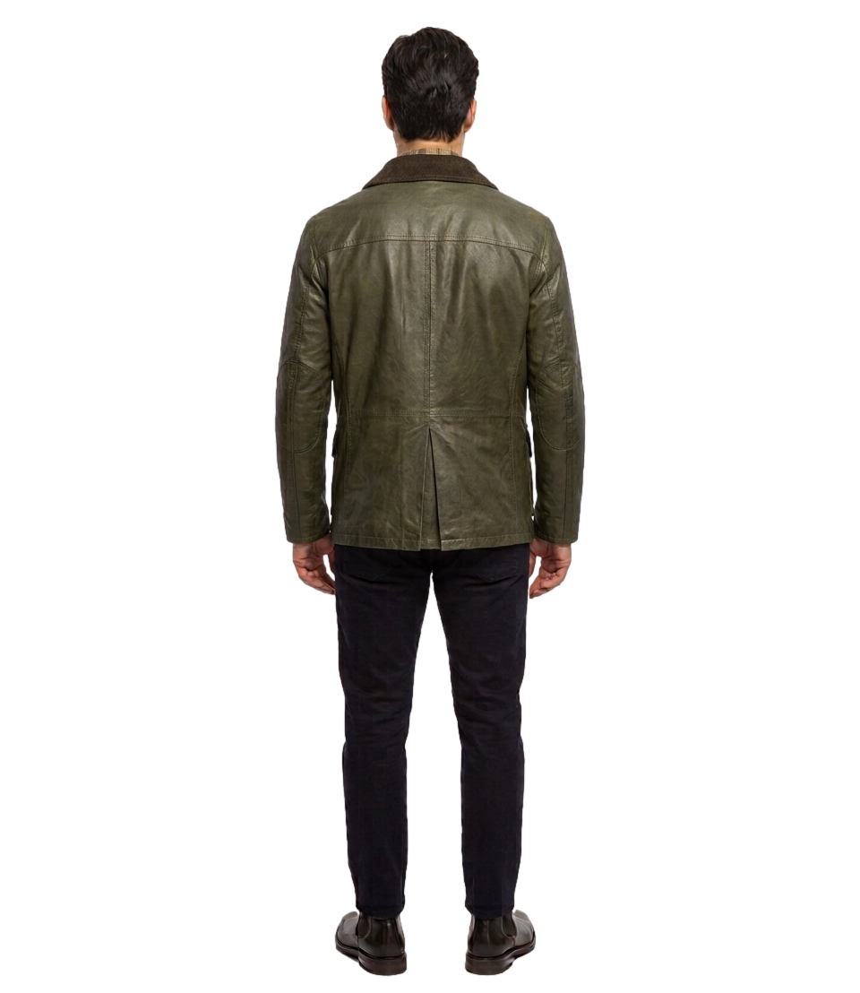 Giubbino The Jack Leathers verde Balmoral