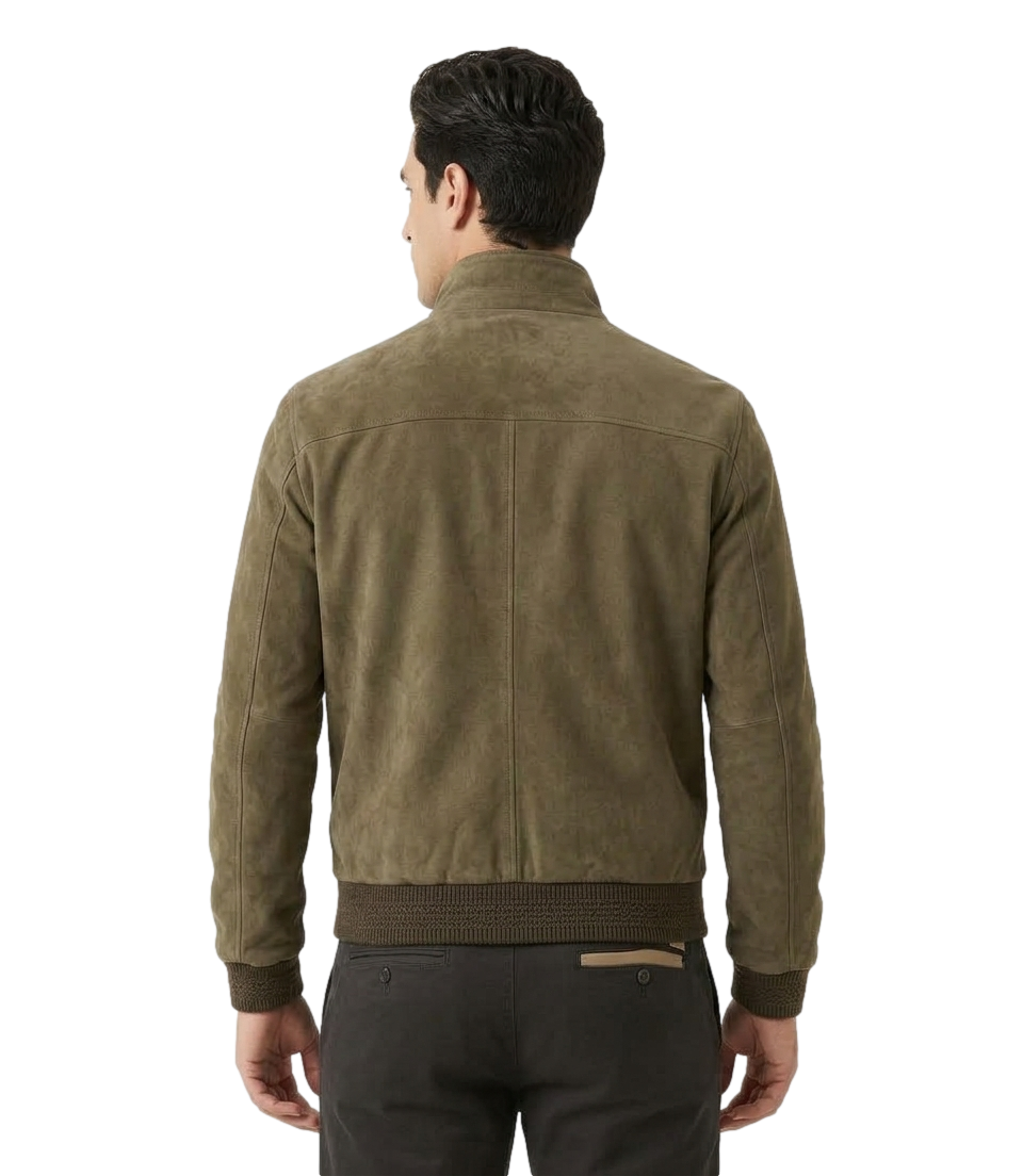 Giacca The Jack Leathers beige scuro scamosciata