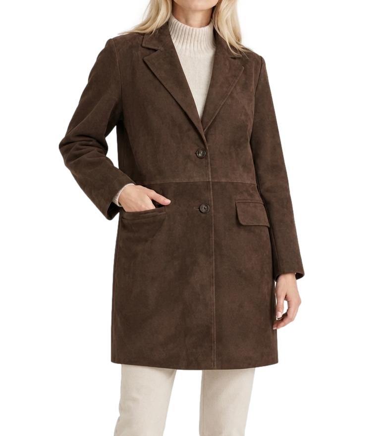 The Jackie Leathers Giacca DOROTEA Walnut Brown Donna