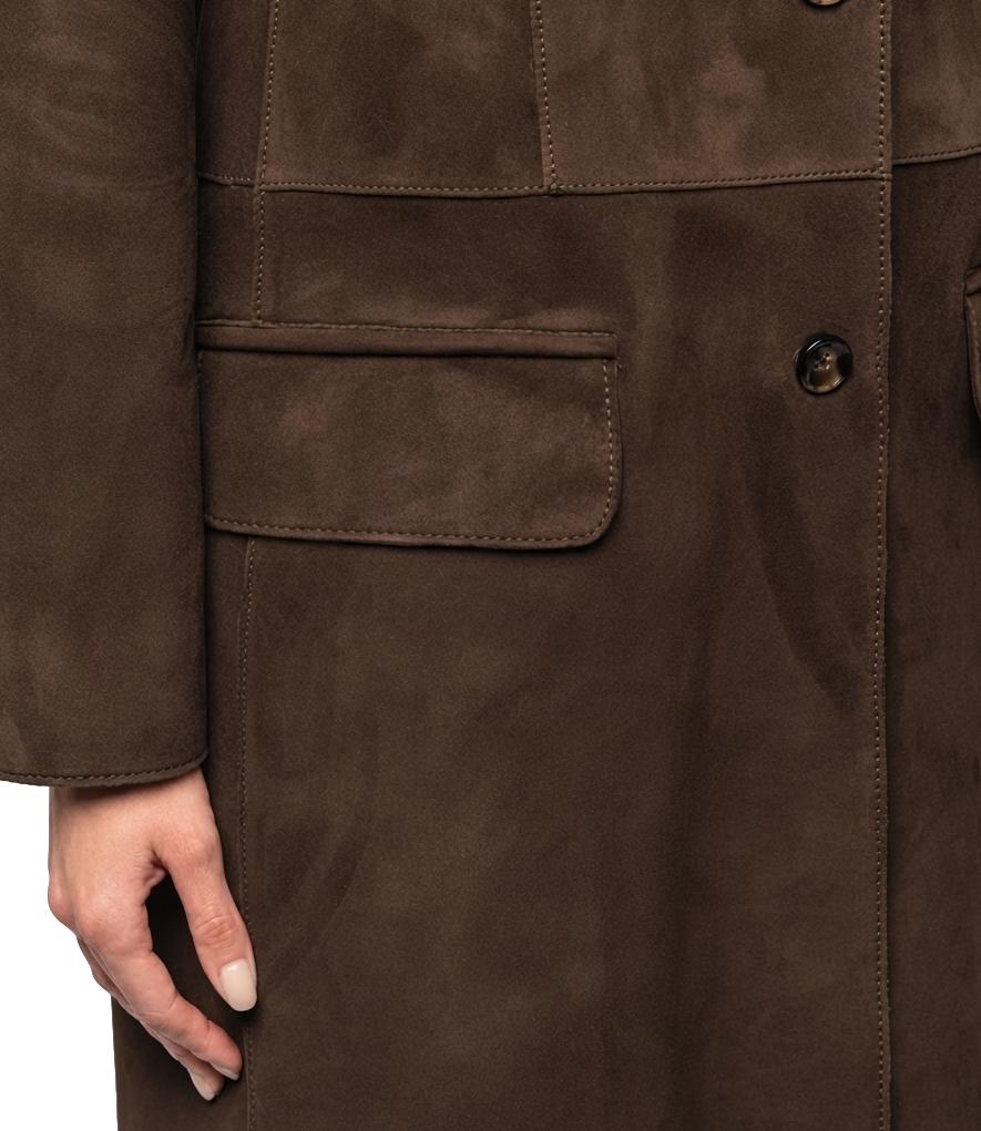 The Jackie Leathers Giacca DOROTEA Walnut Brown Donna