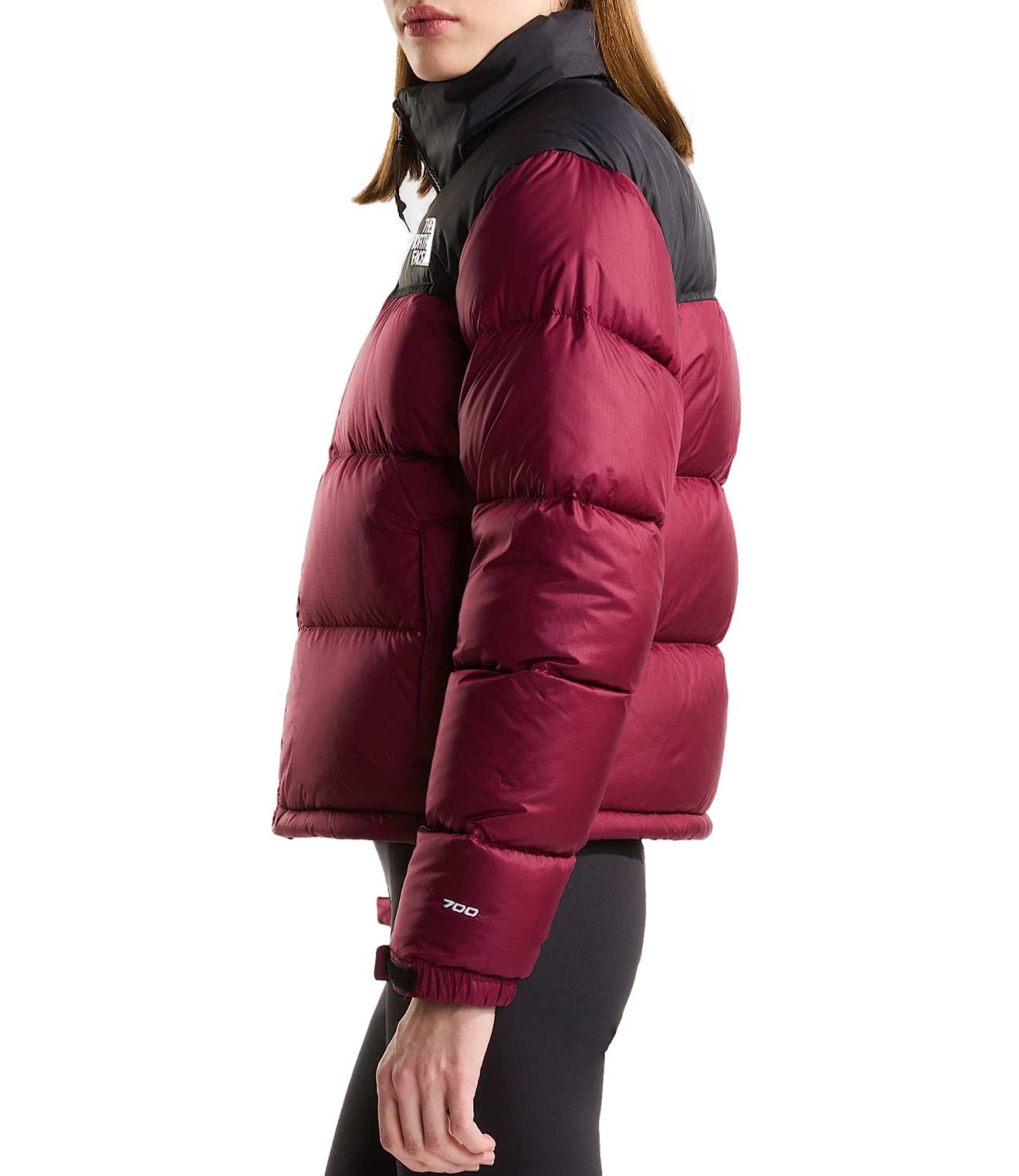 Bomber 1996 Retro Nuptse Jacket Burgundy Crush Tnf Blac