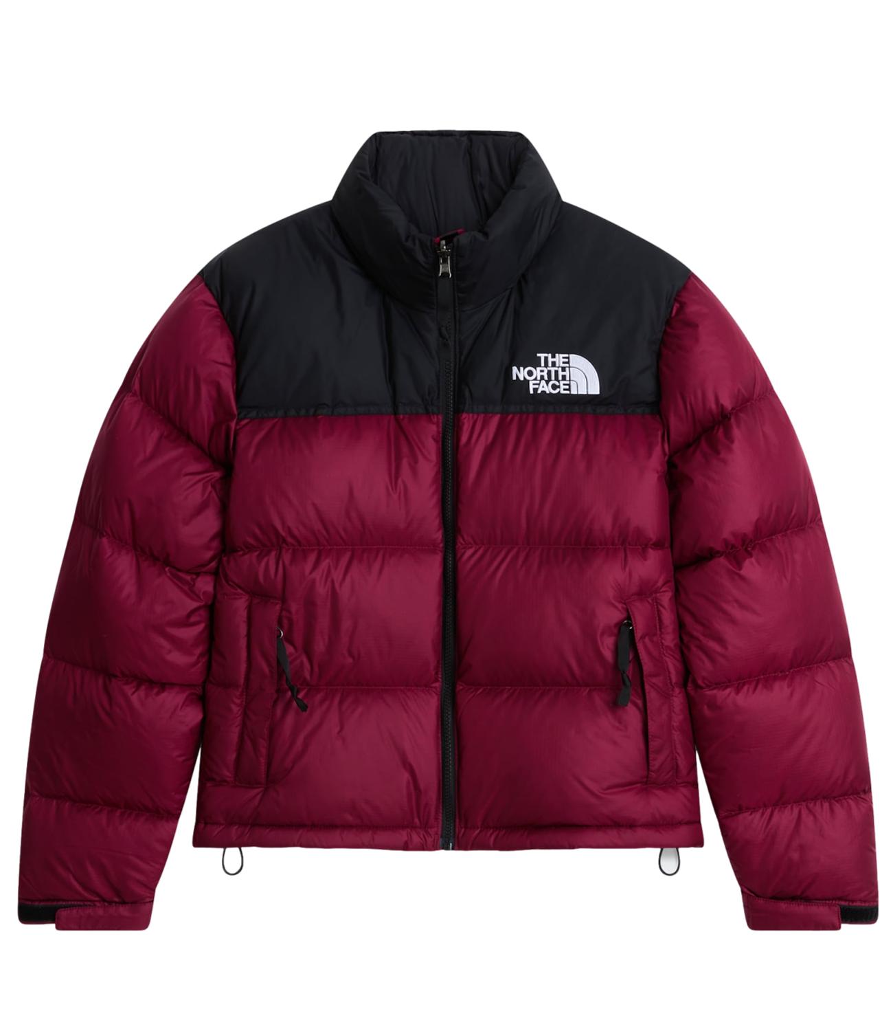 Bomber 1996 Retro Nuptse Jacket Burgundy Crush Tnf Blac