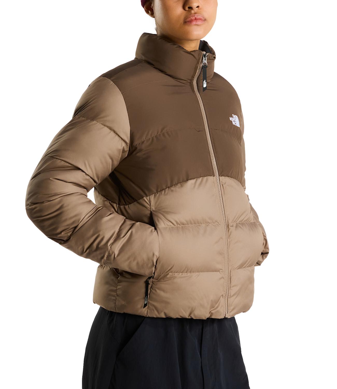 Giacca corta da donna Saikuru The North Face garnet smokey brown