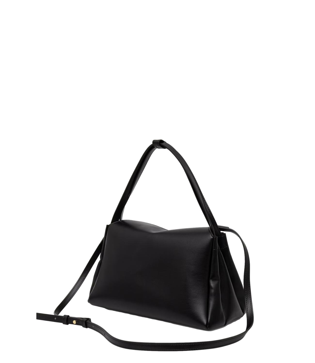 TheMoirè Borsa Calipso nera trunk vegan fabric