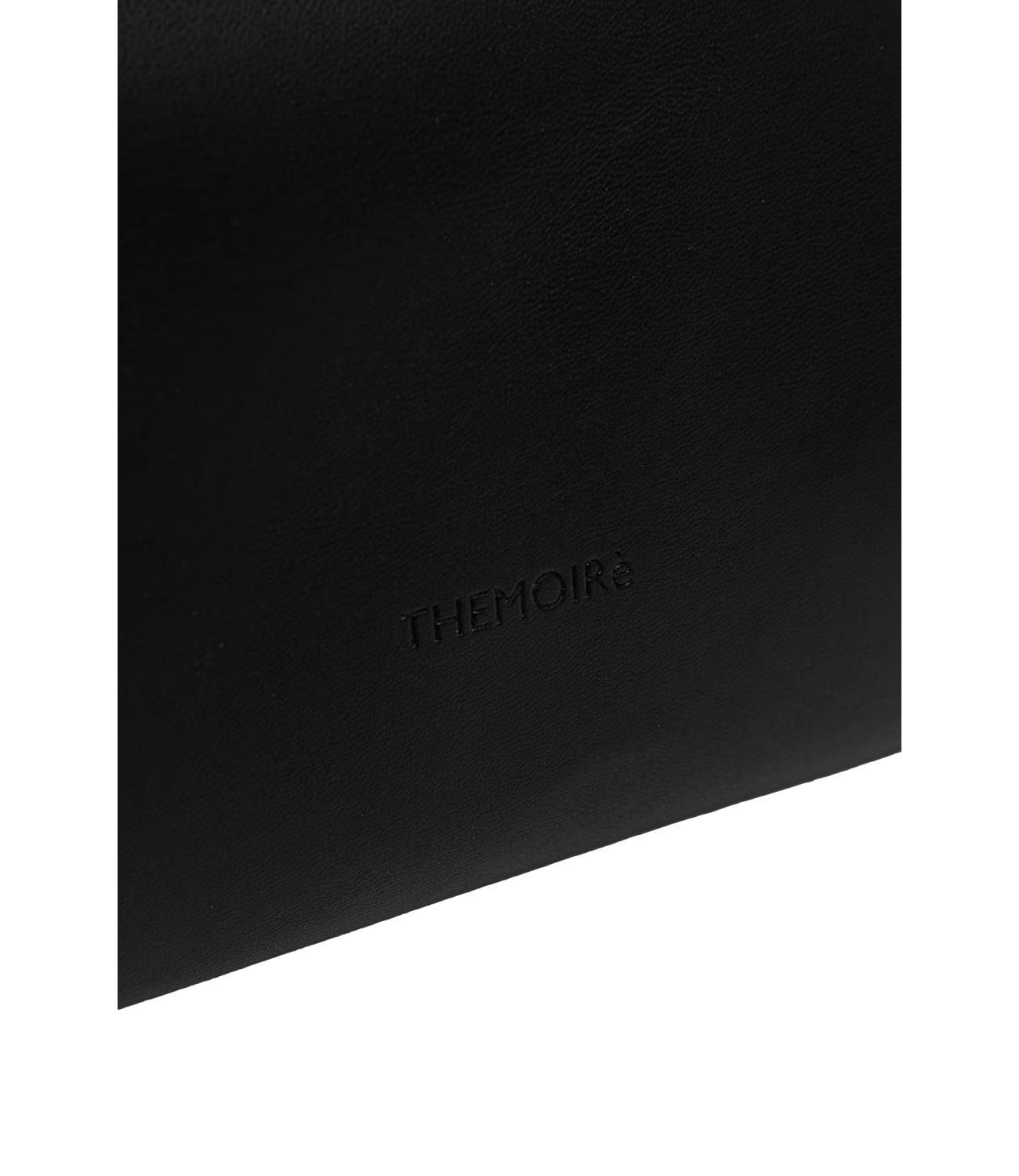 TheMoirè Borsa Calipso nera trunk vegan fabric