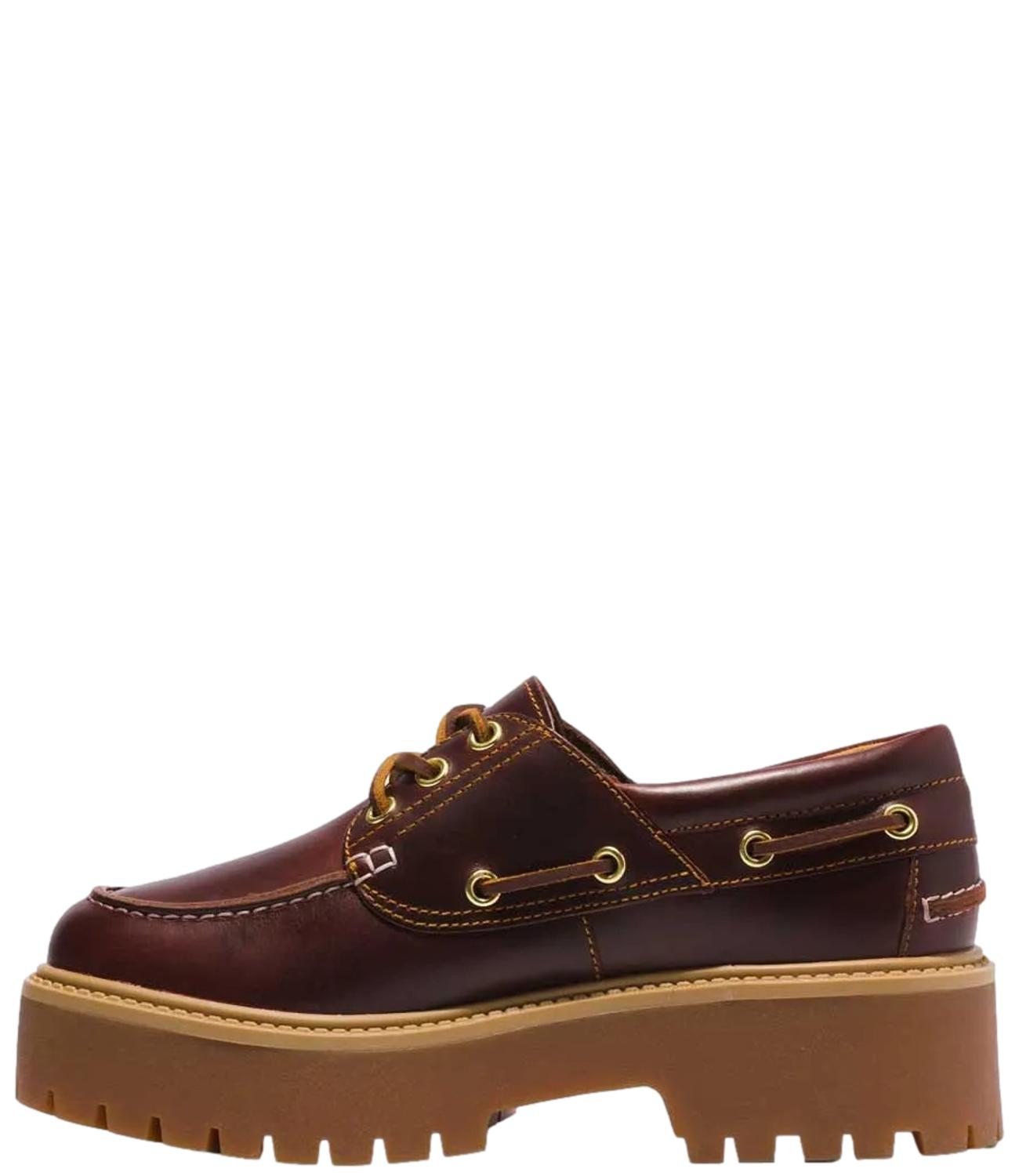 Timberland Stone Street Boat Shoe Rootbeer