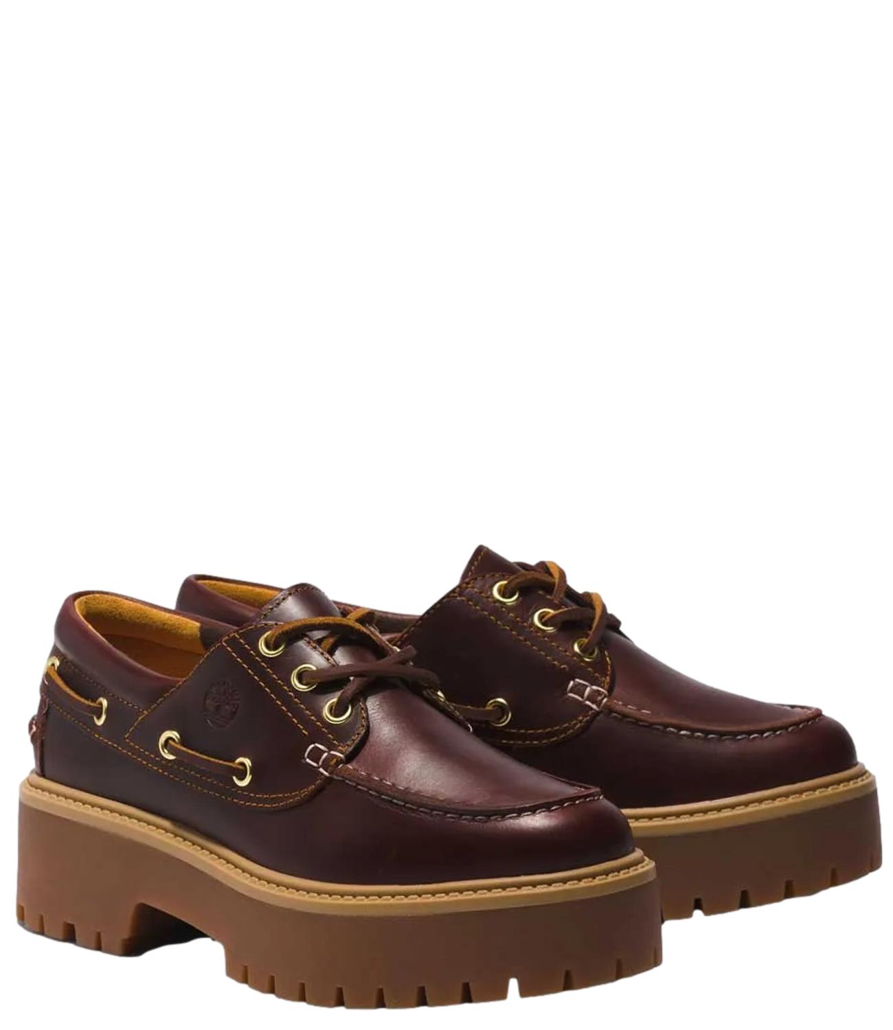 Timberland Stone Street Boat Shoe Rootbeer