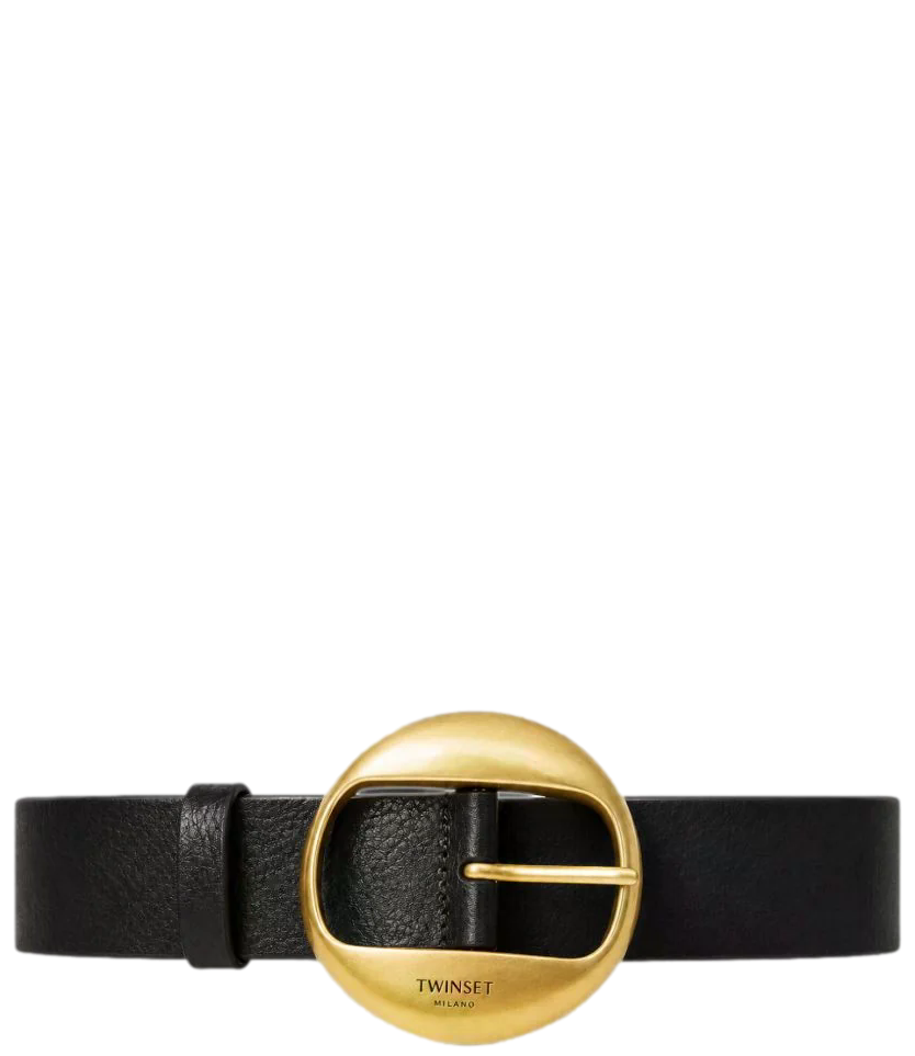 Twinset Cintura Pelle Nero Donna