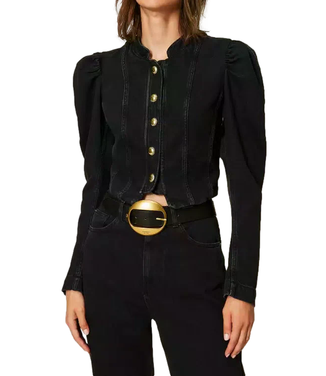 Twinset Cintura Pelle Nero Donna